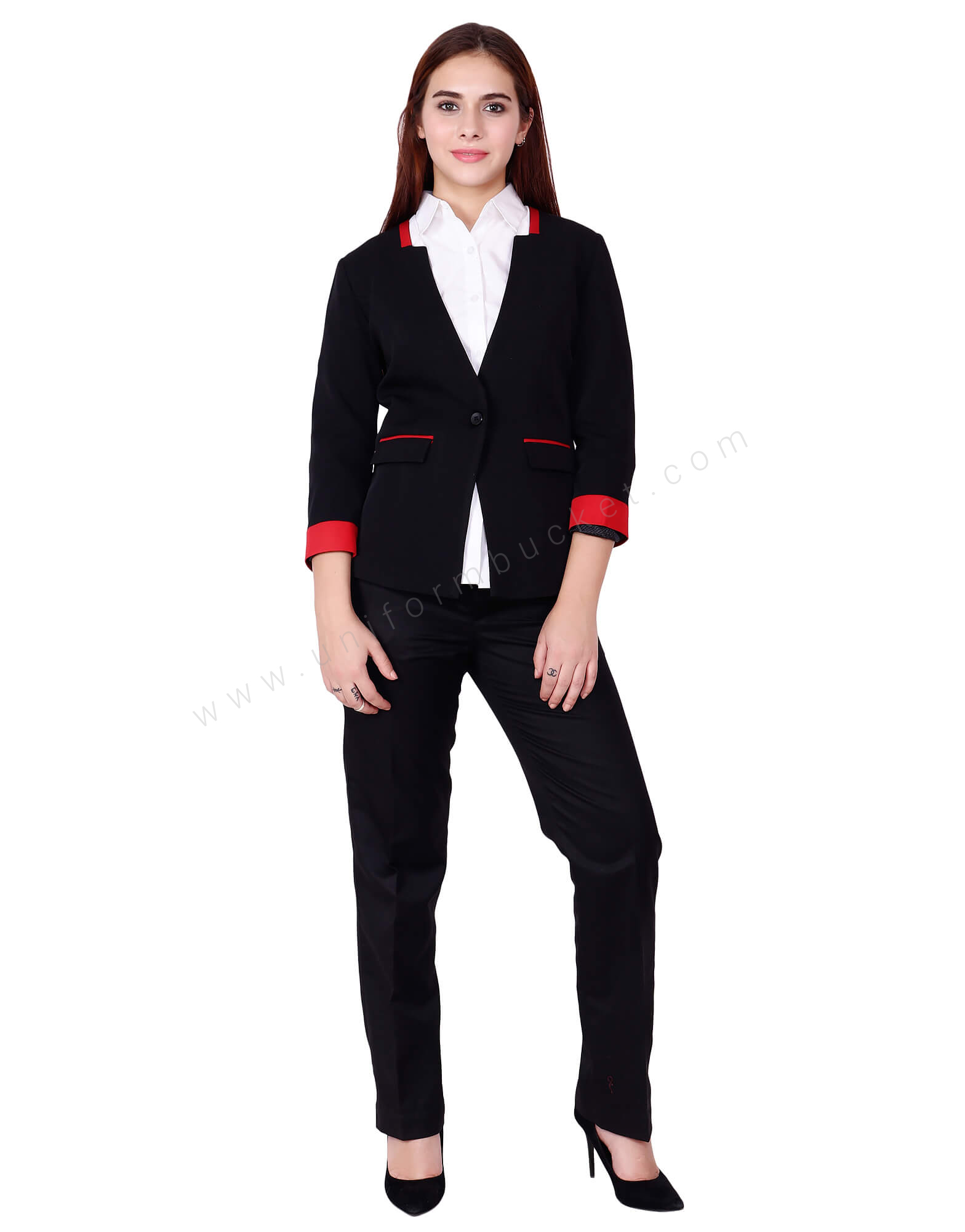 Corporate Blazer With Red Trims thumbnail 3