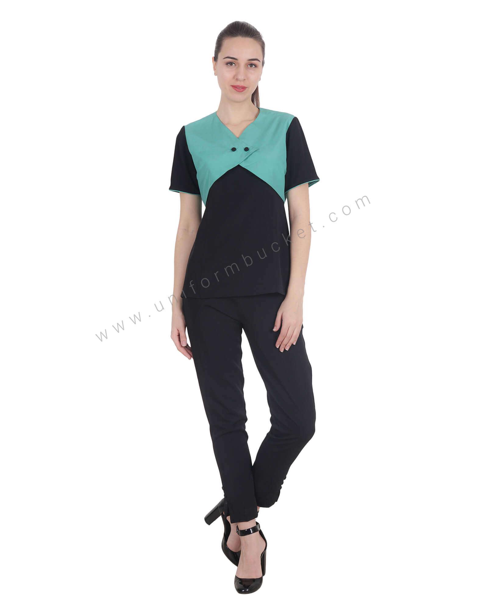 Double Tone Yoke Top thumbnail 2