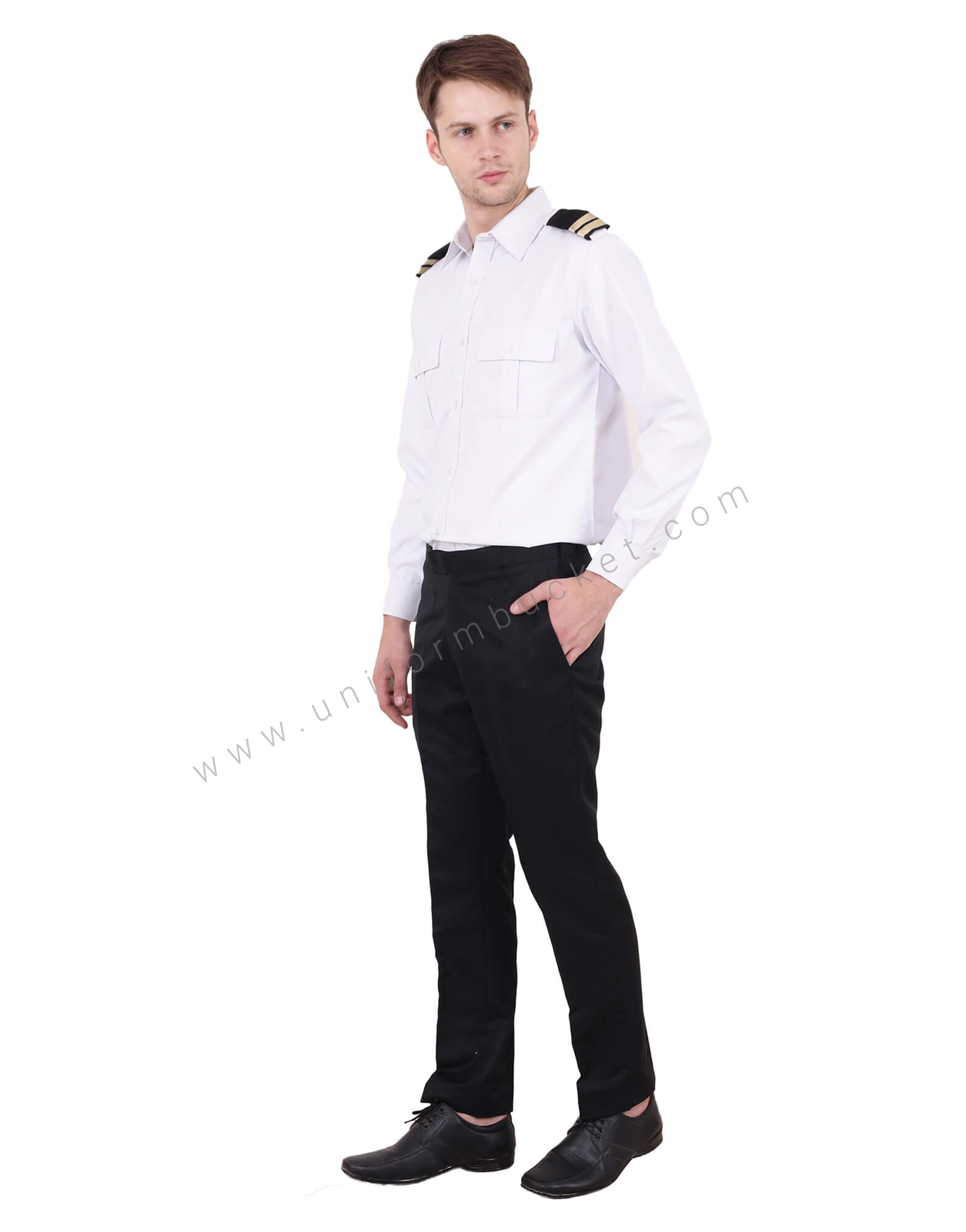 Black Formal Trouser For Men thumbnail 3