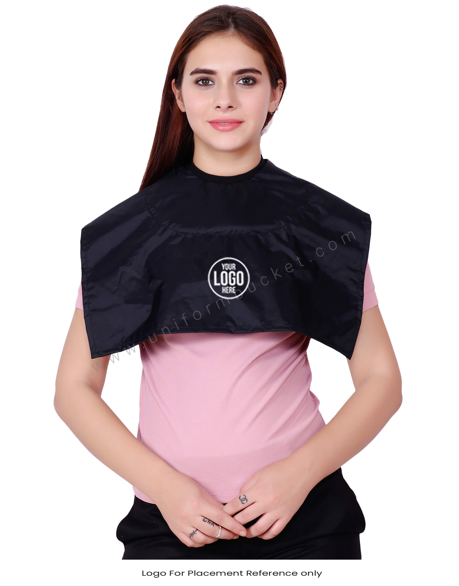 Rubberised Fabric Black Short Cape thumbnail 3