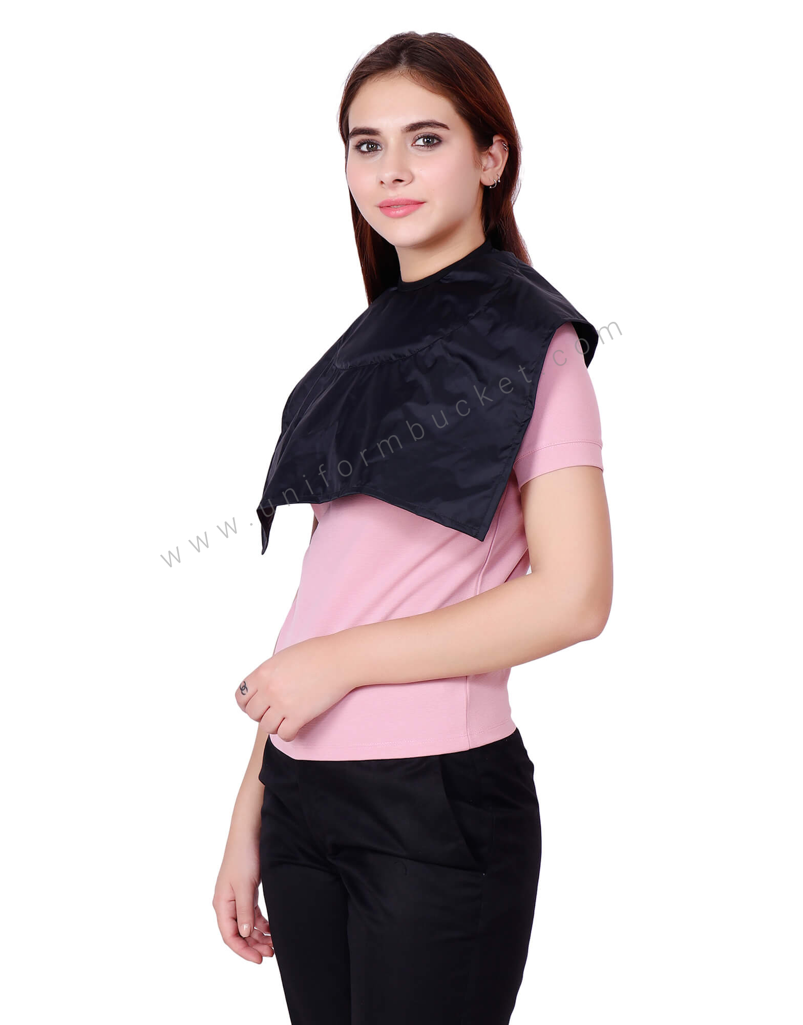 Rubberised Fabric Black Short Cape thumbnail 2