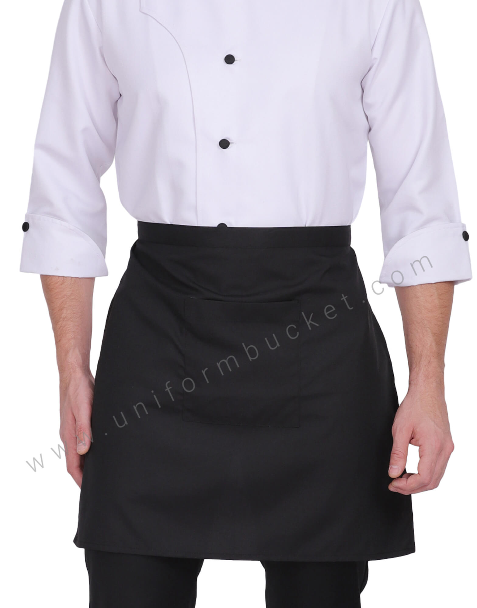 Black Short  Waiter Apron thumbnail 2
