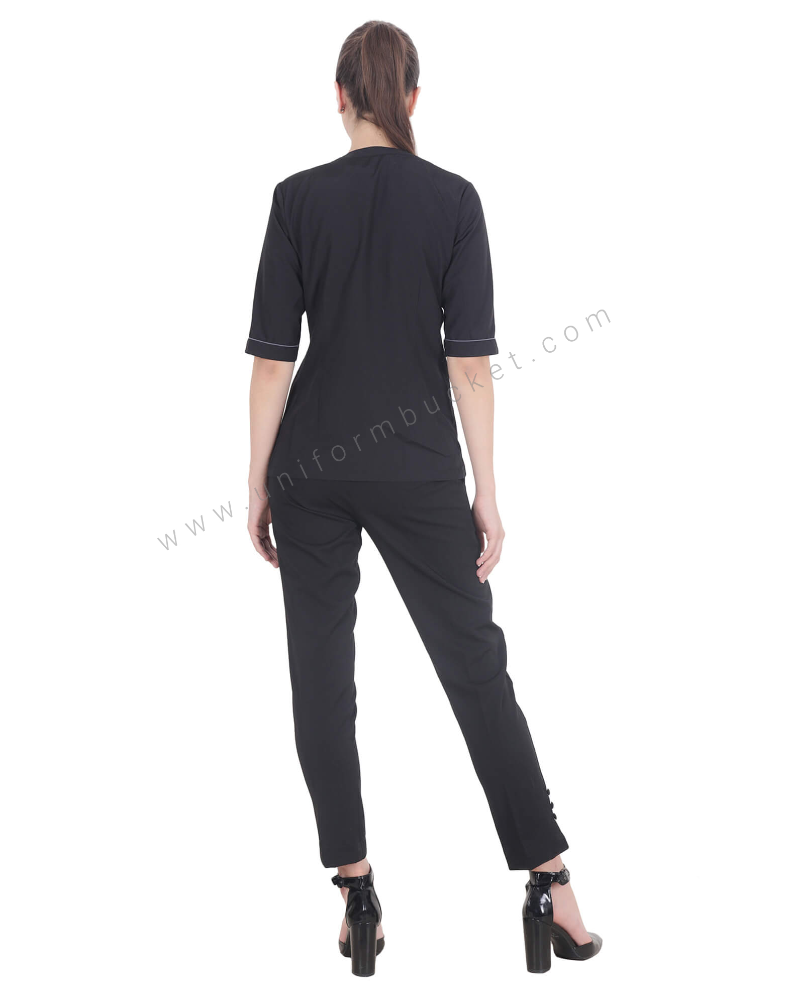 Black Top With Side Loop Buttons thumbnail 3