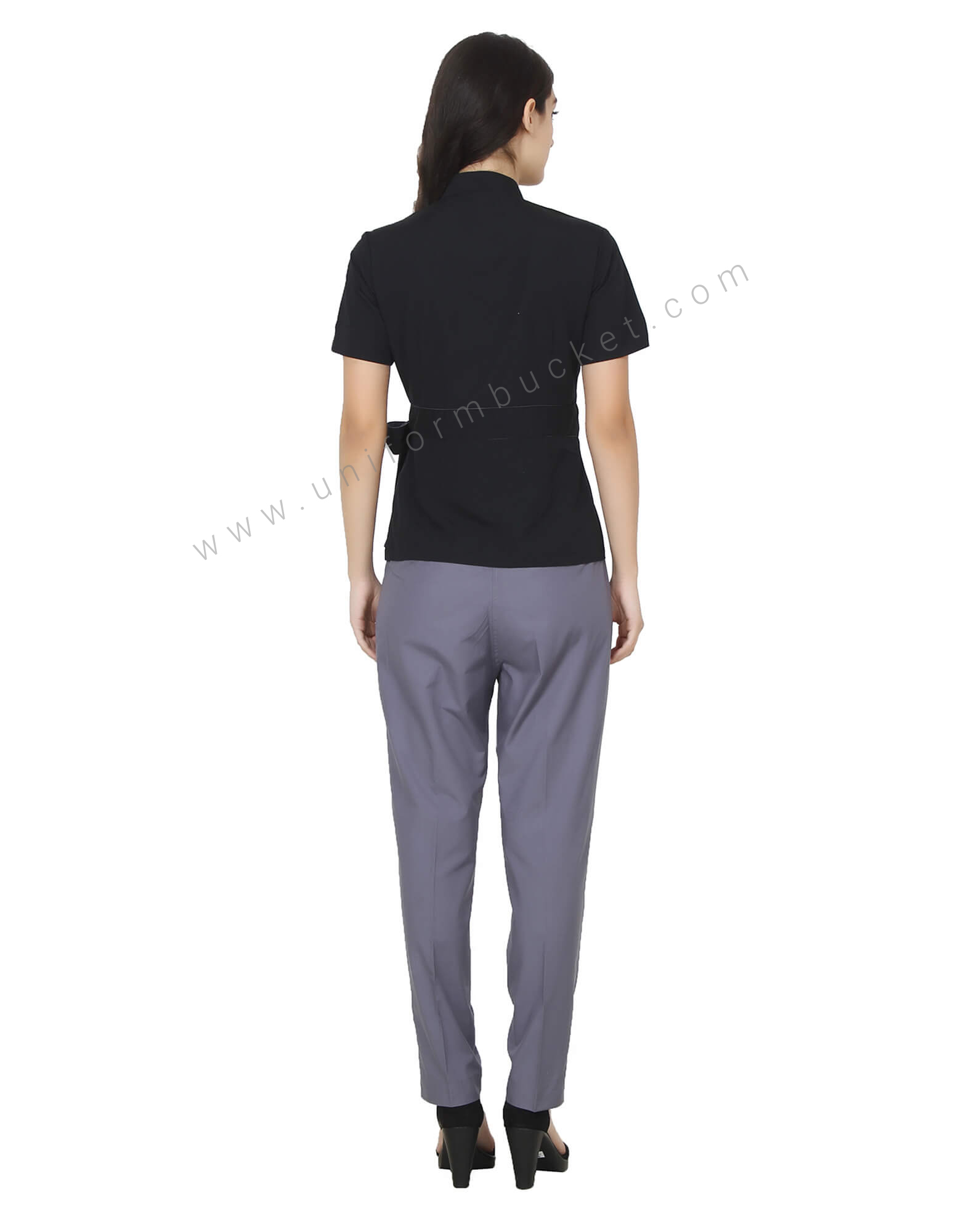 Waist Belted Black Tunic thumbnail 3