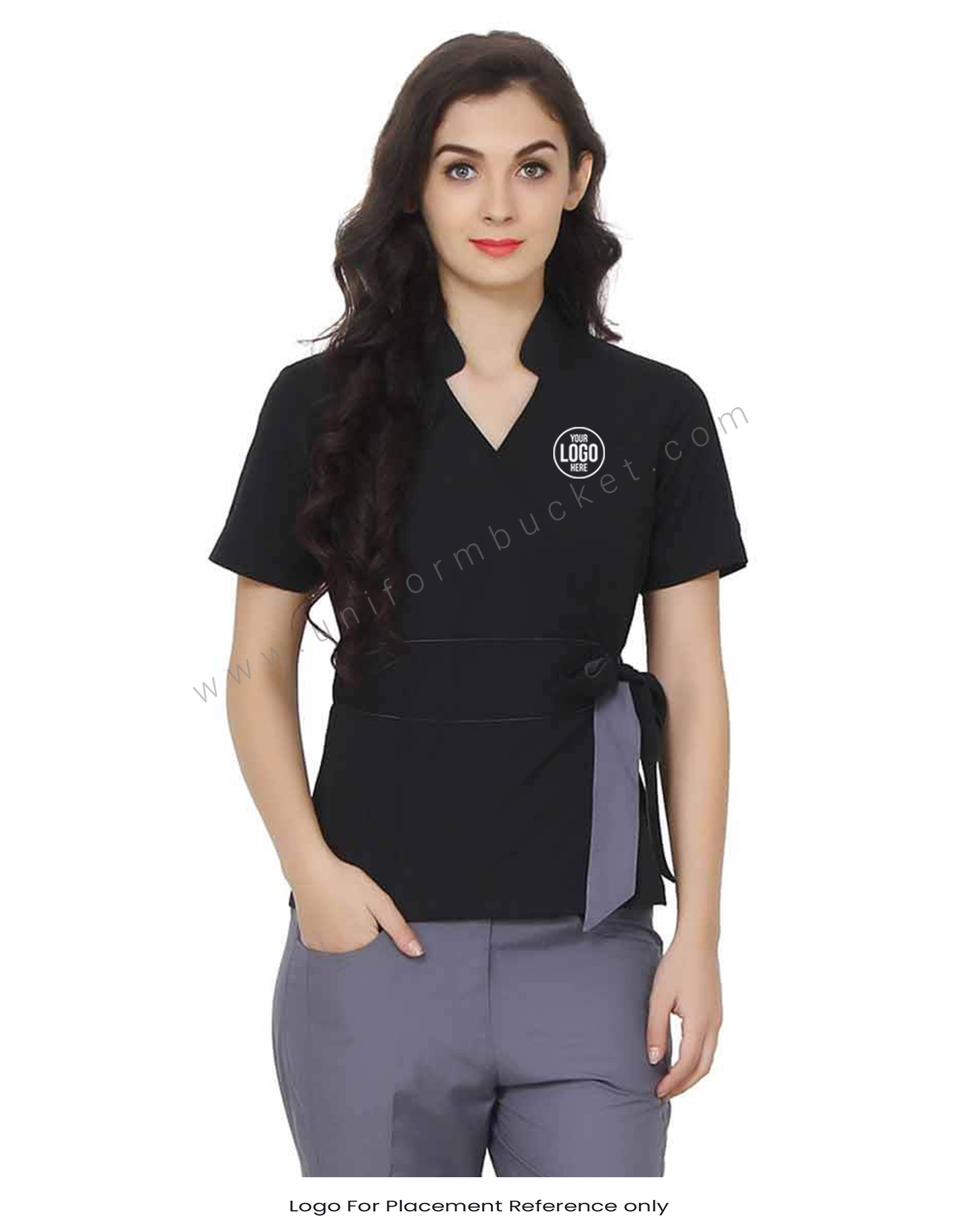 Waist Belted Black Tunic thumbnail 4