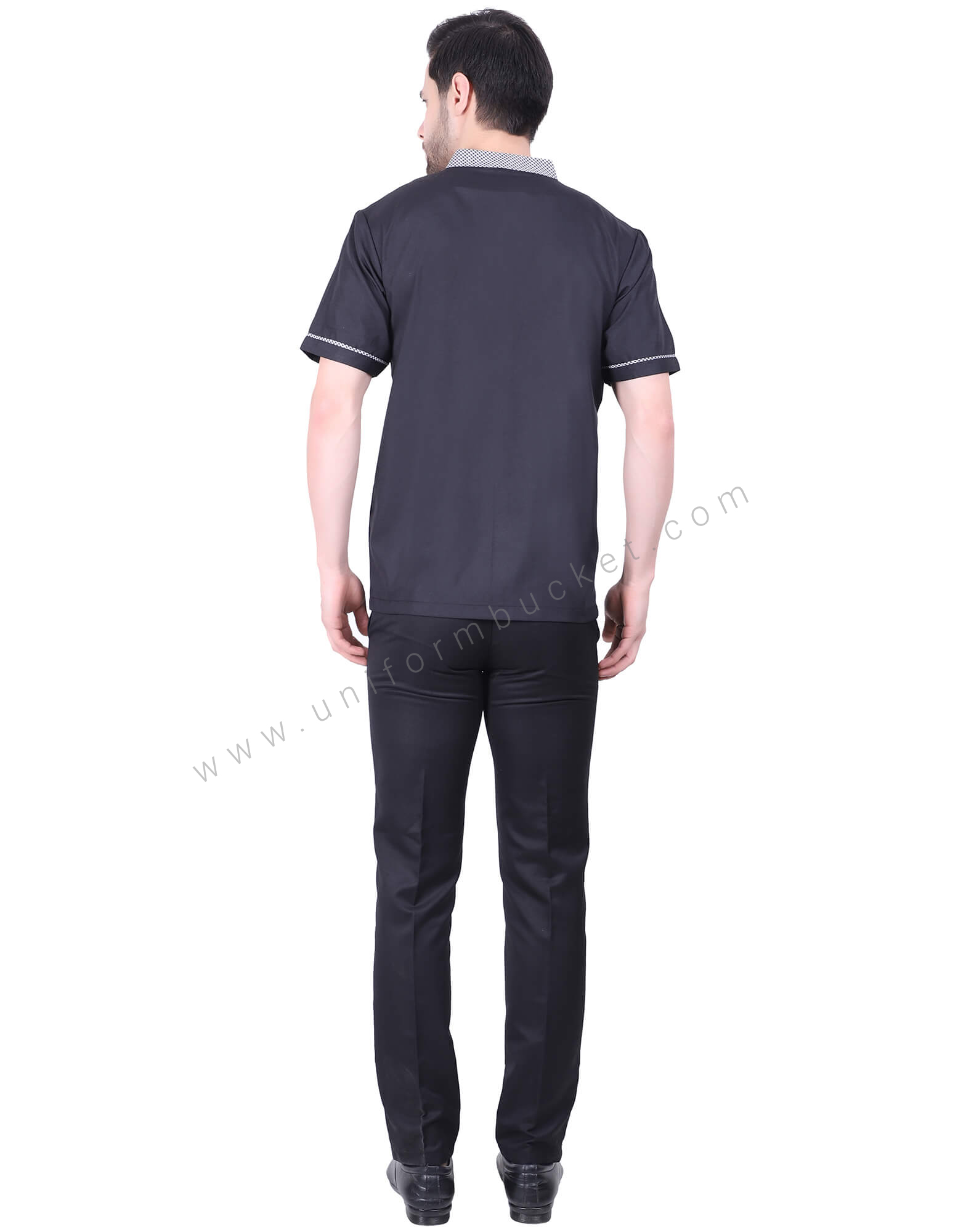 Double Button Black Shirt thumbnail 2