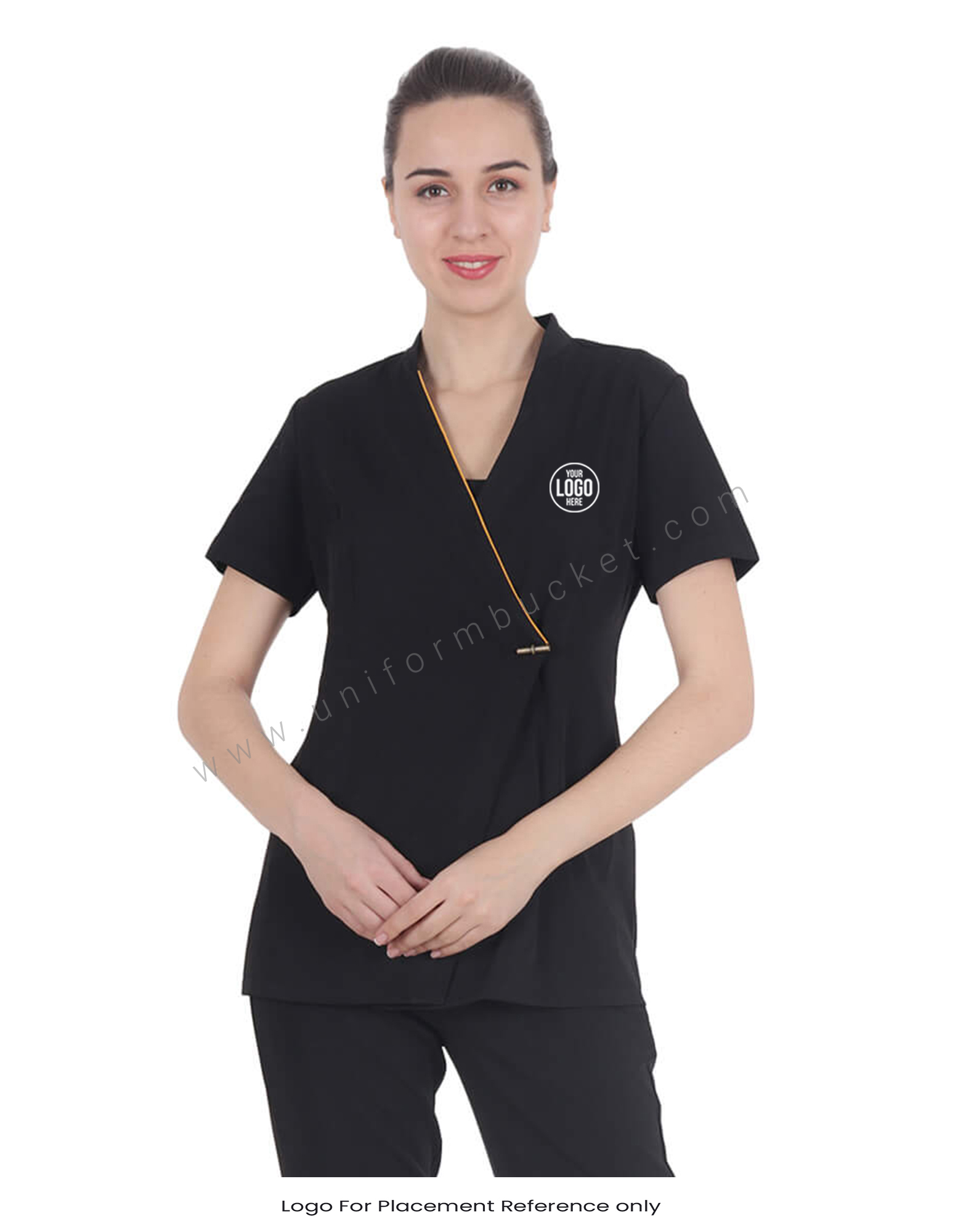 Shawl Collar Top With Side Opening thumbnail 4