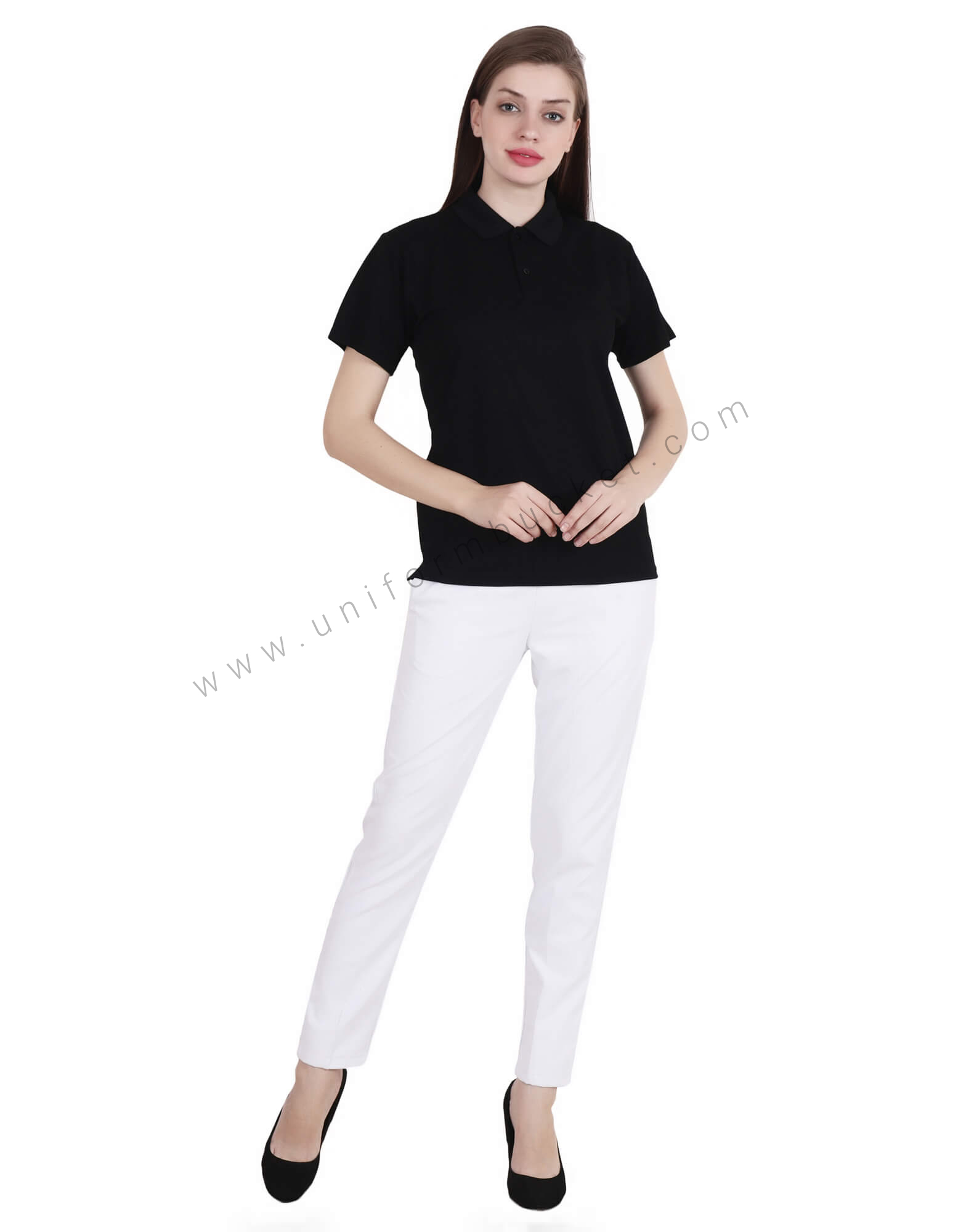 Black Uniform Polo T- Shirt thumbnail 3