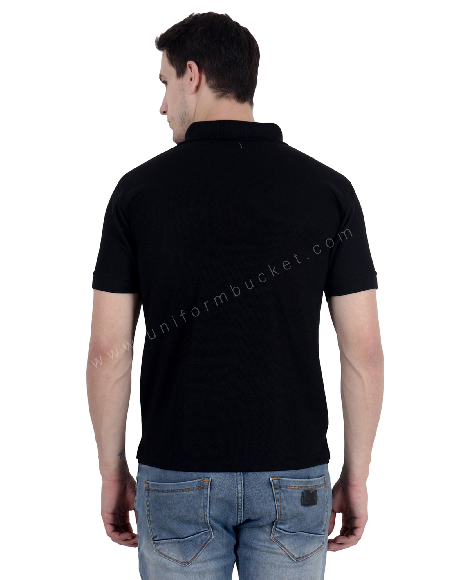 Black Uniform Polo T- Shirt thumbnail 2