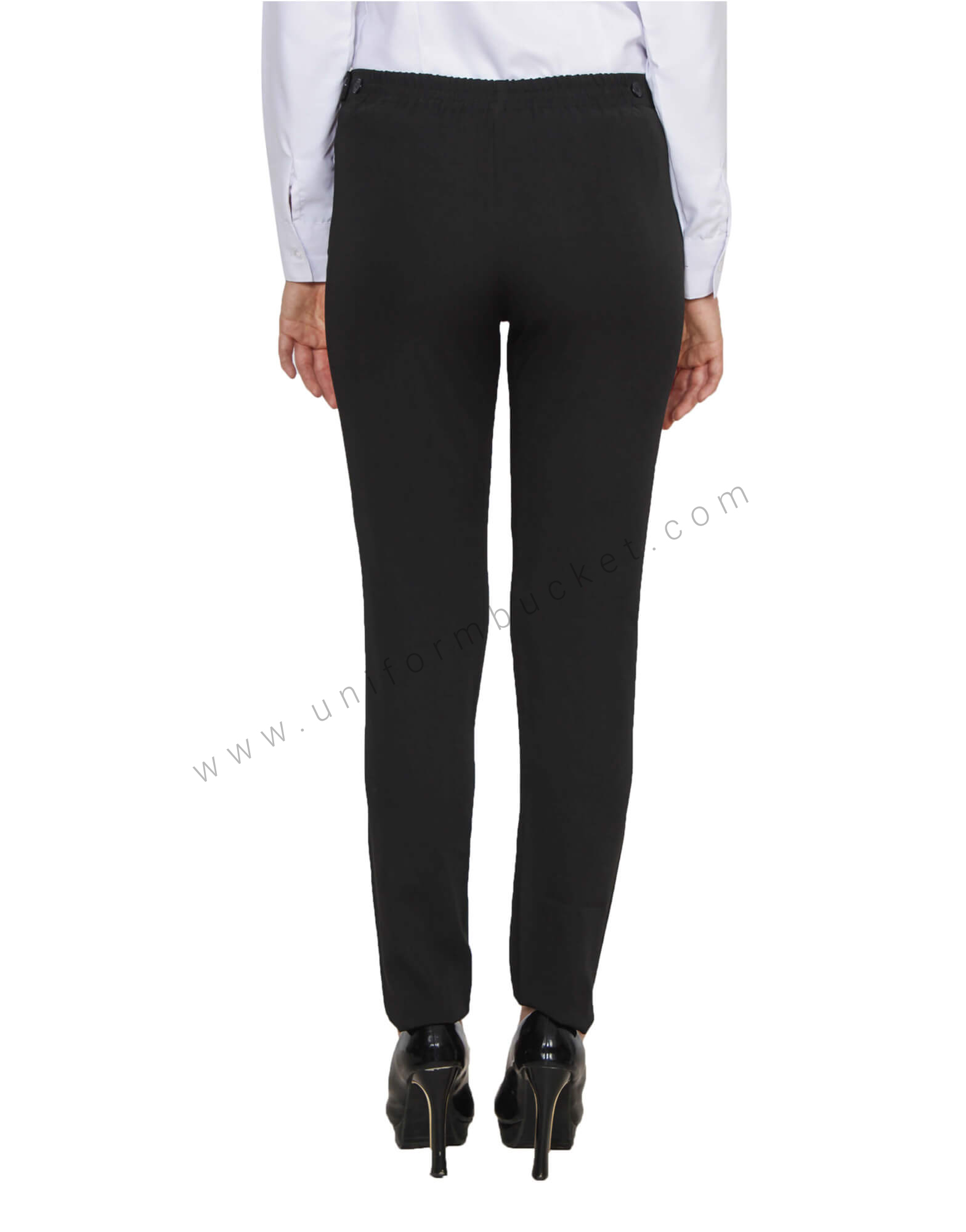 Black Formal Trouser With Adjuster Buttons thumbnail 4