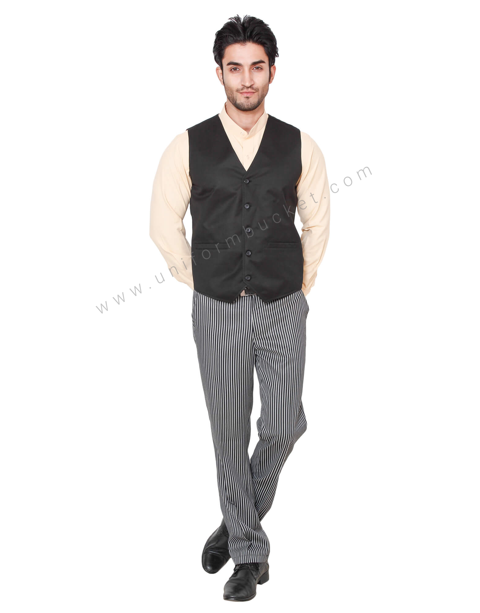 Classic Black Waistcoat thumbnail 3