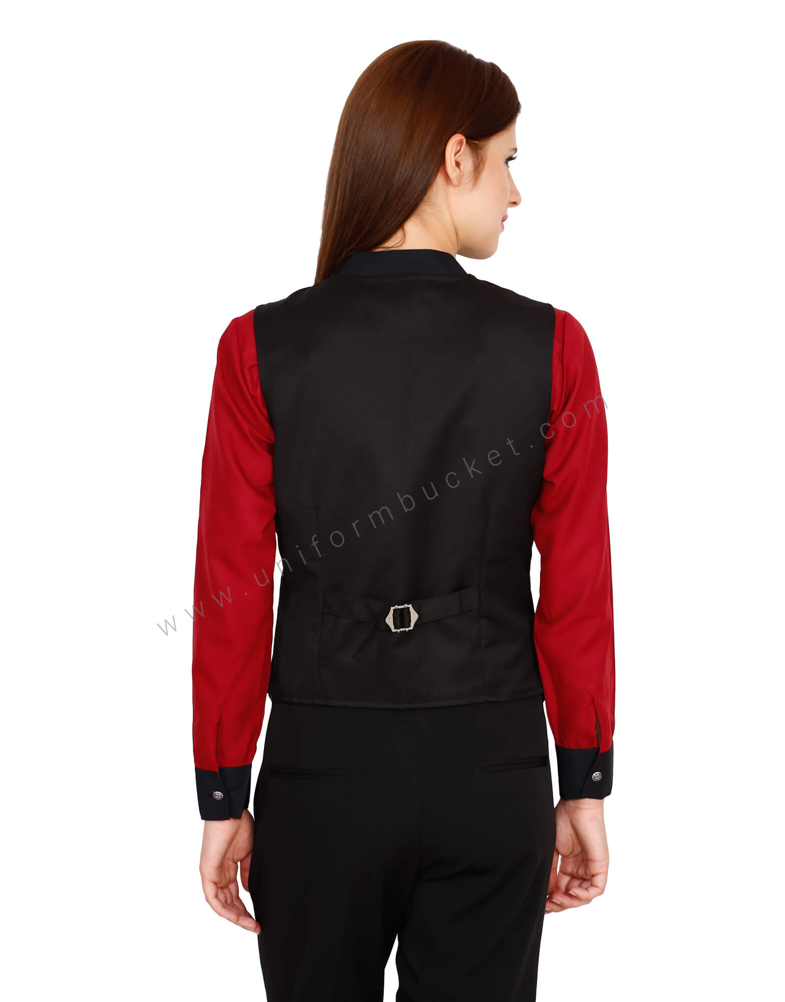Black Vest With Adjuster At the Back thumbnail 2