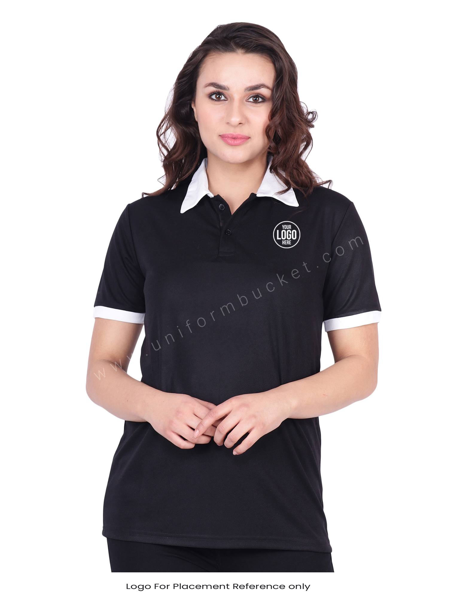 Black & White Designer Polo T-Shirt thumbnail 4