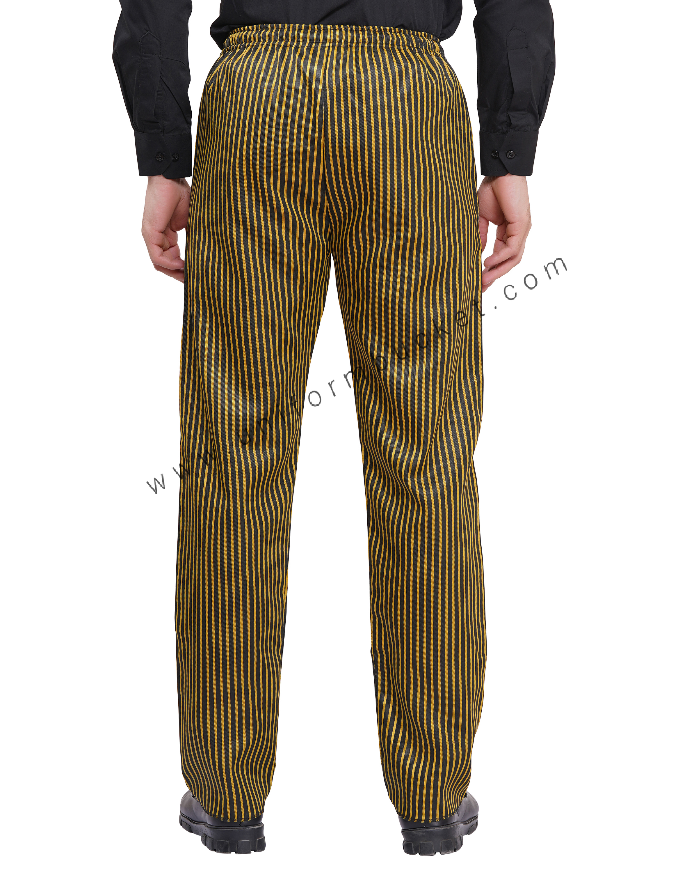 BLACK & YELLOW LINING MALE FULL ELASTIC PAJAMA thumbnail 6