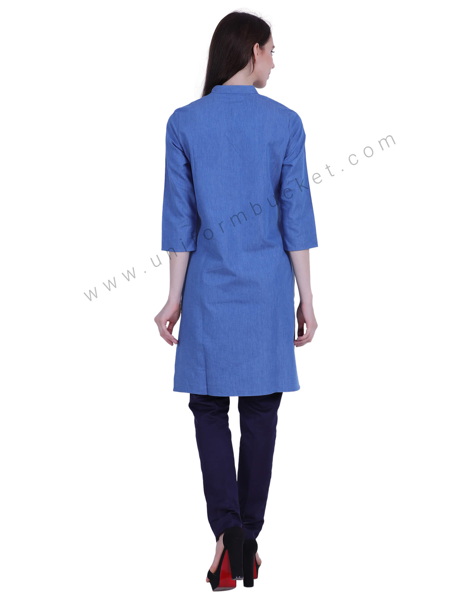 Blue Denim Kurti thumbnail 3