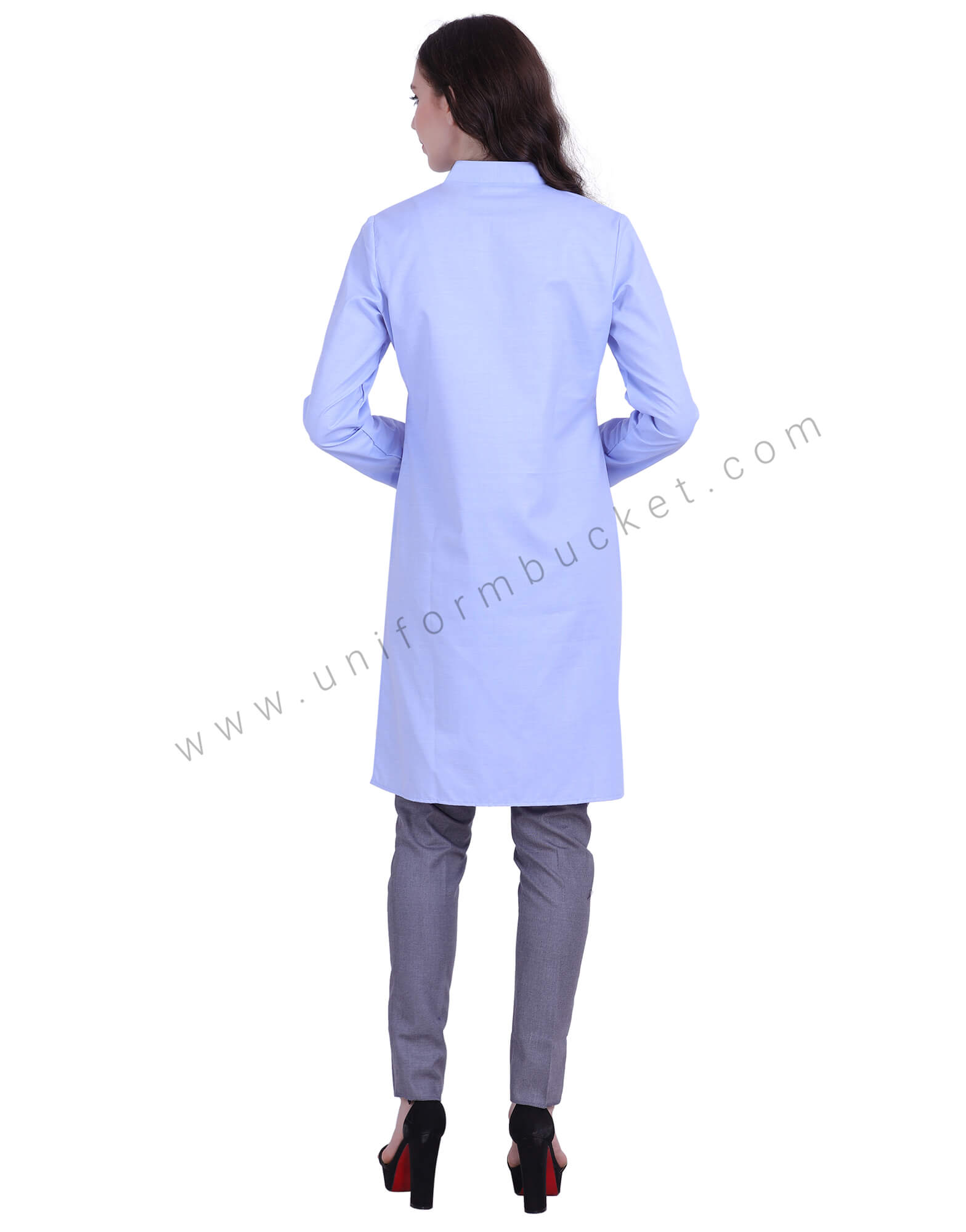 Blue Fil a Fil Formal Kurti thumbnail 3