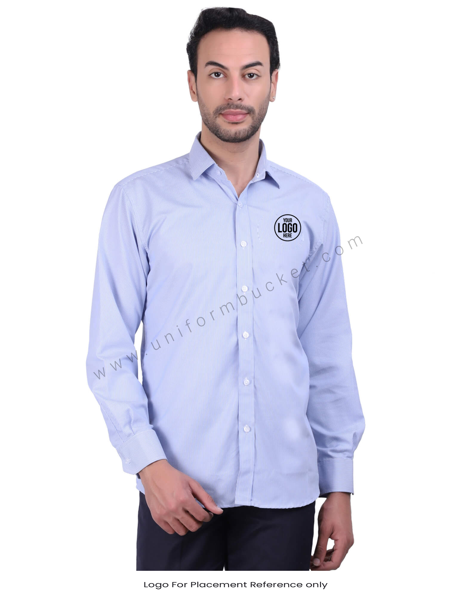 Blue Formal Lining Shirt thumbnail 4