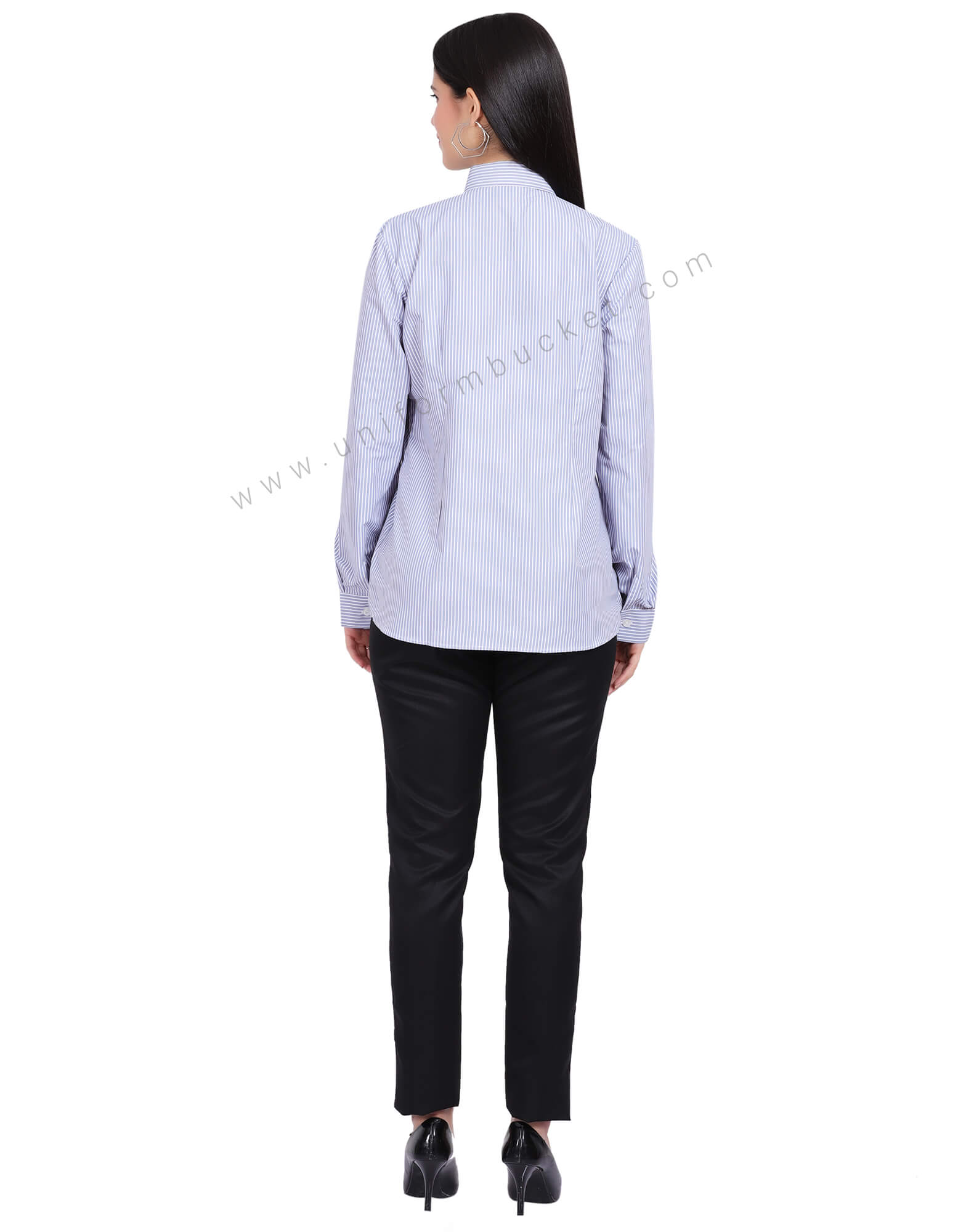 BLUE LINING  FEMALE SHIRT WITH DESIGNER PLACKET thumbnail 4