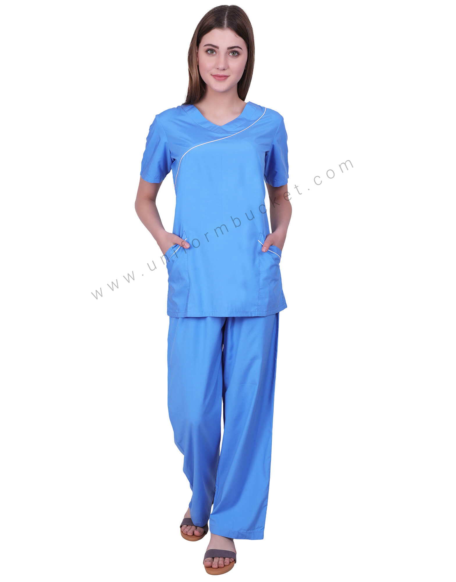 Blue  Loose Lower For Nurse thumbnail 2