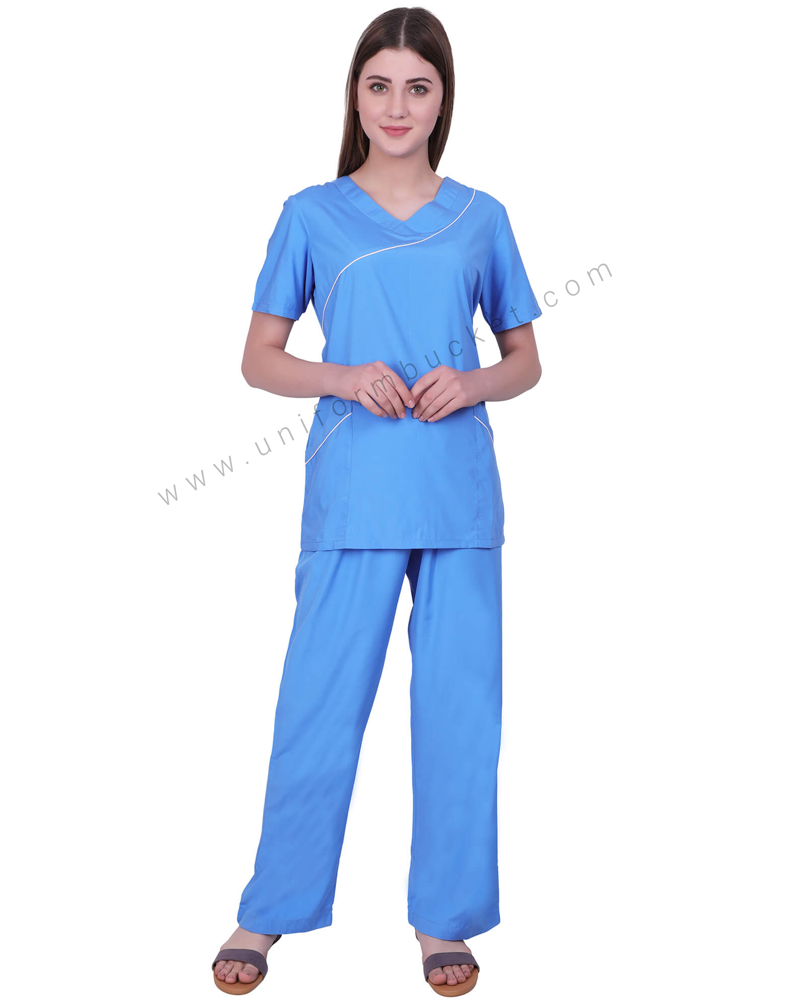 Blue  Loose Lower For Nurse thumbnail 3