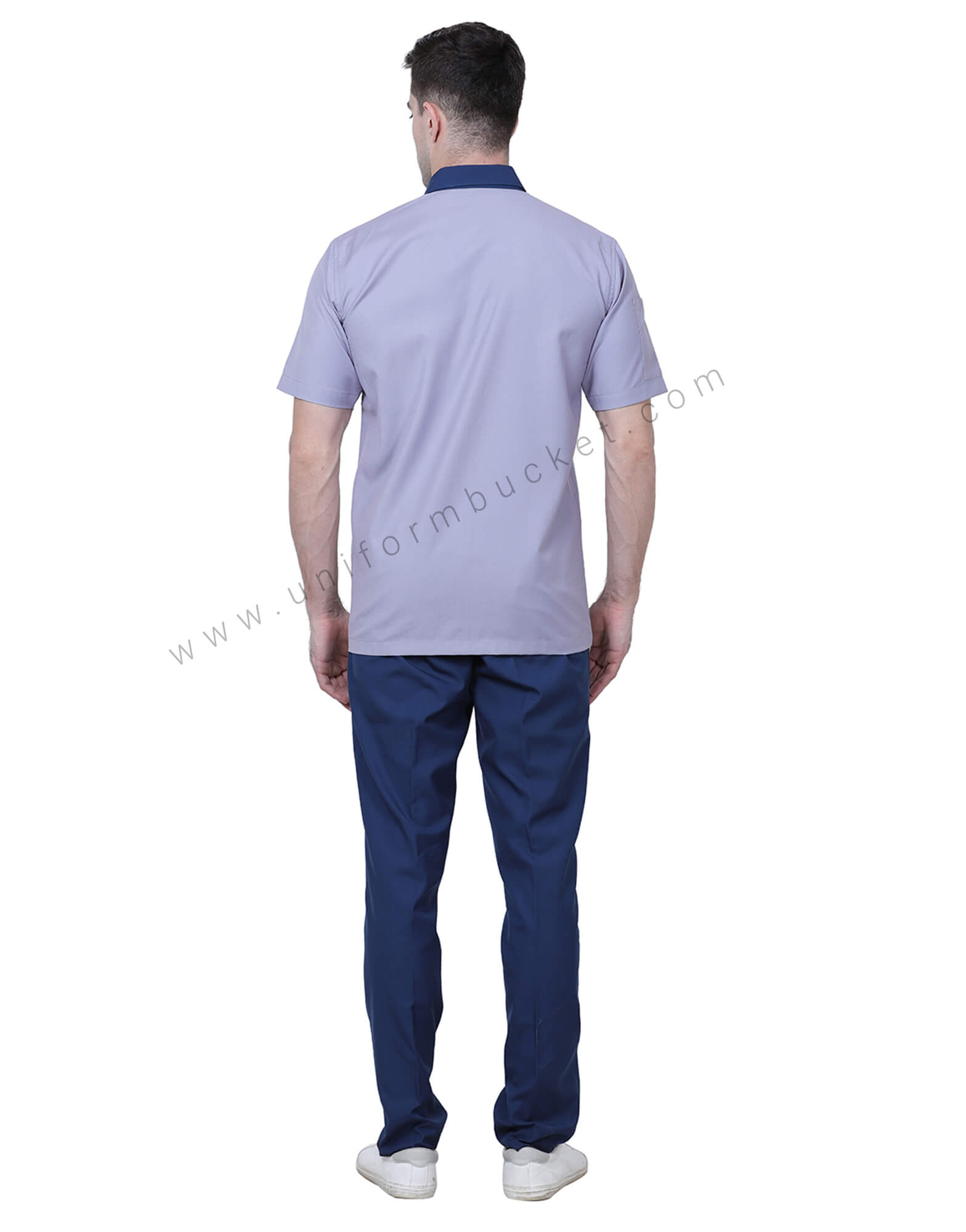 Blue Workwear  Formal Trousers For Male thumbnail 3