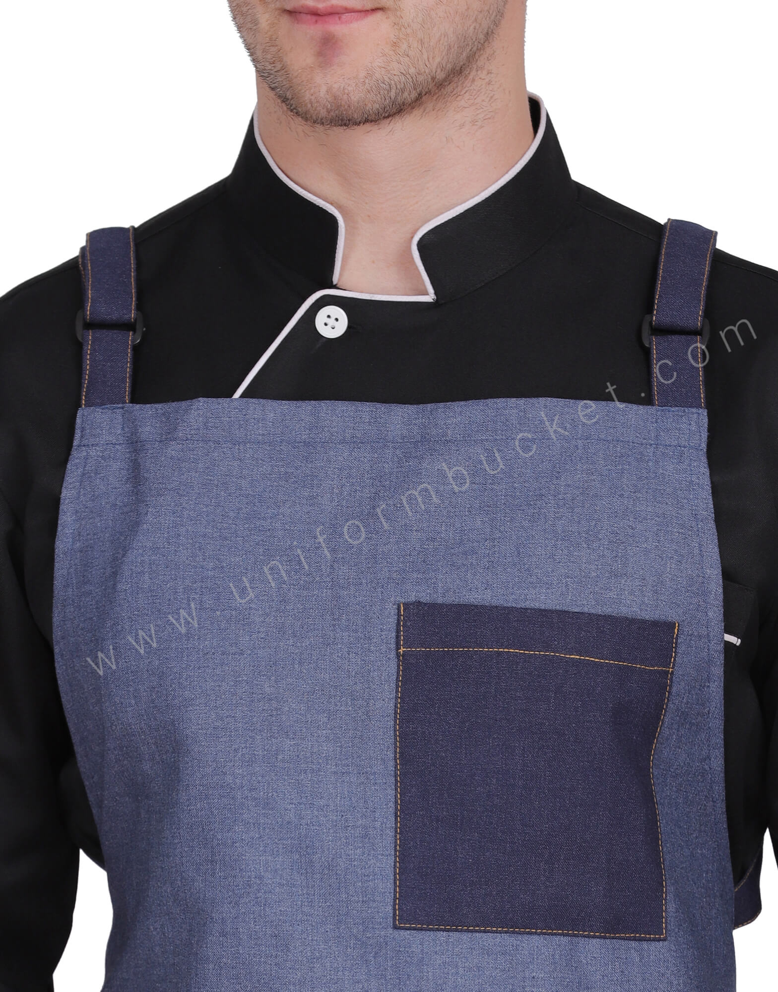 Chef Apron with Stylish Three Pocket thumbnail 2