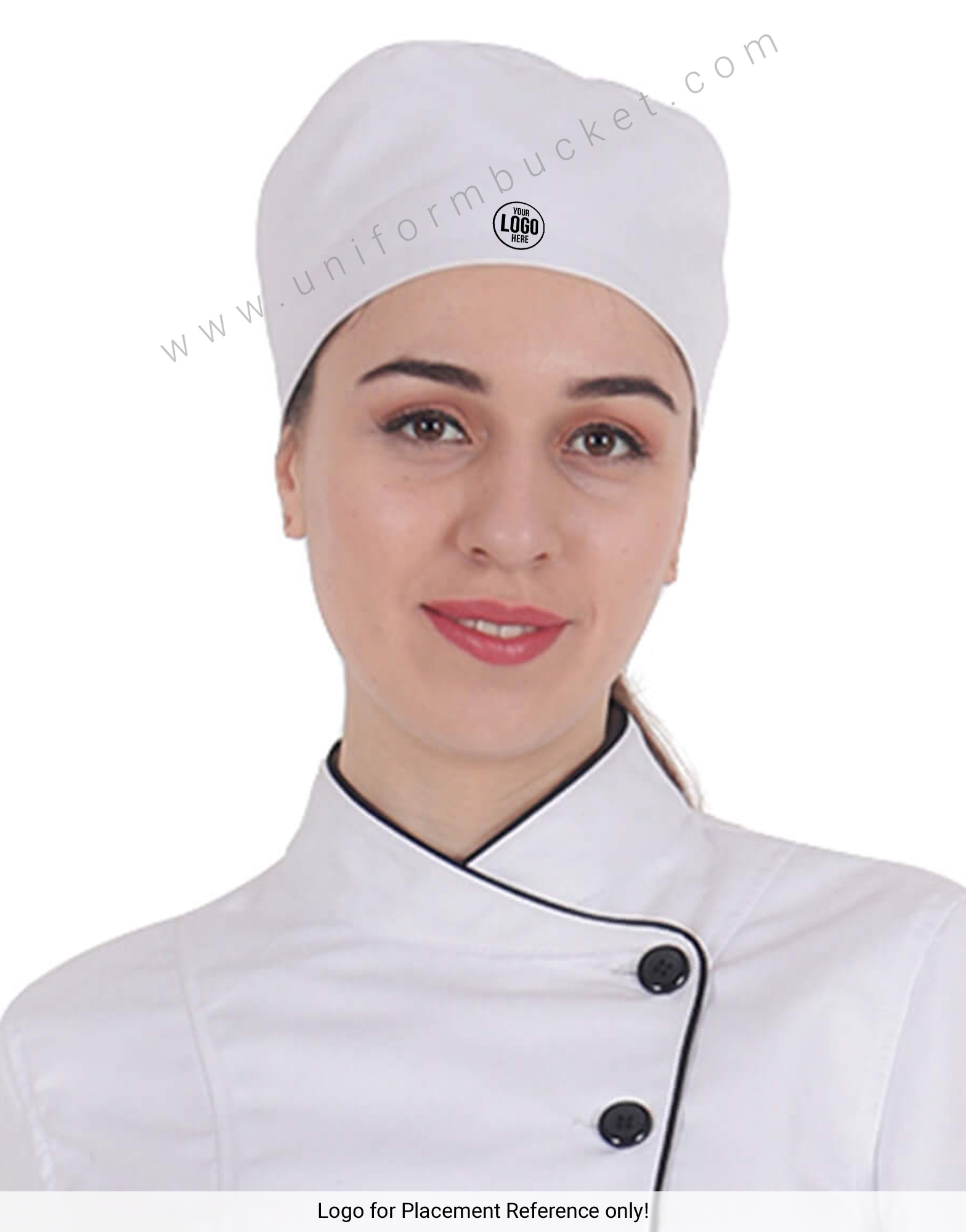 Chef Bandana cap in White thumbnail 4