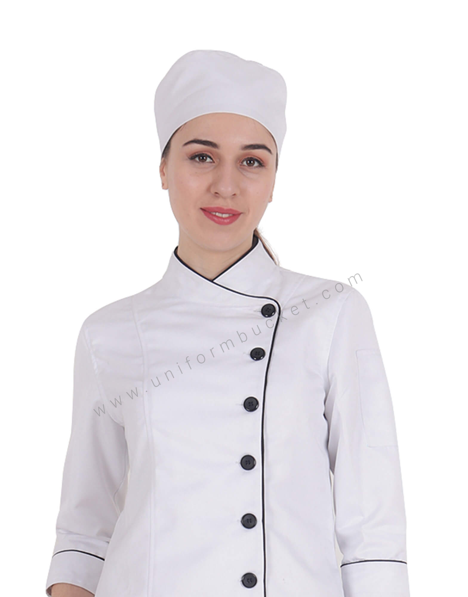 Chef Bandana cap in White thumbnail 2