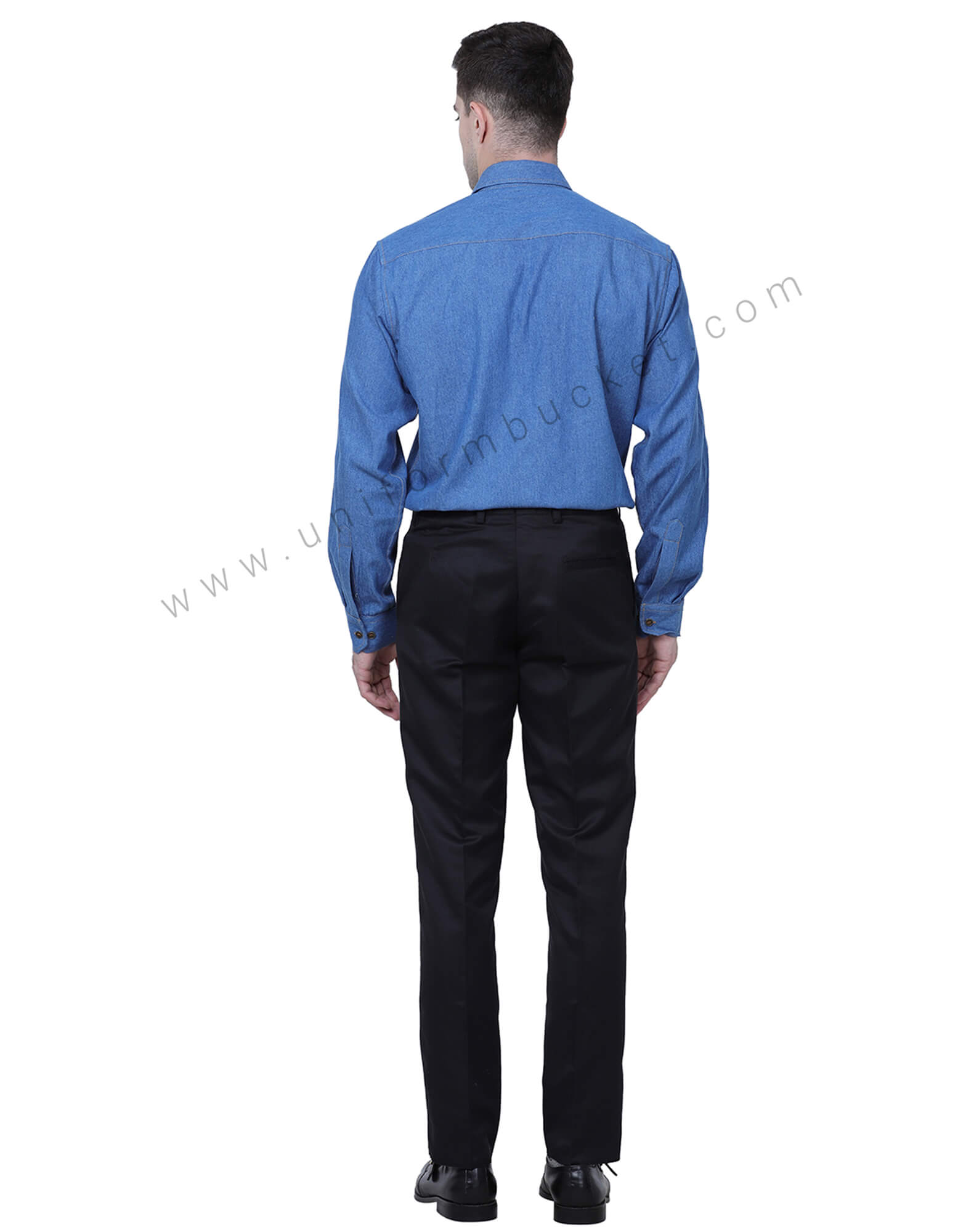 Classic Black Formal Trousers thumbnail 3