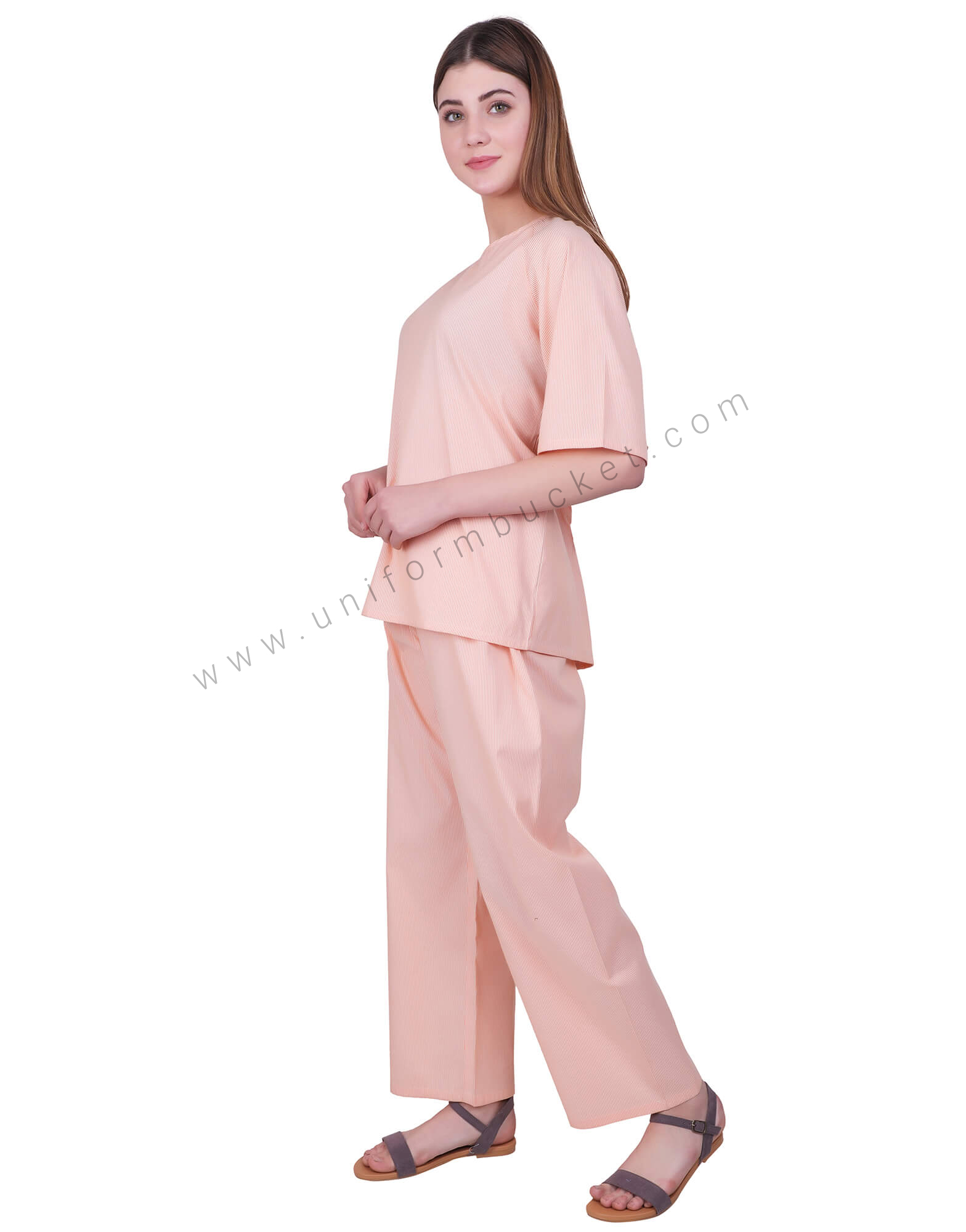 Orange Lining Tunic With Back Opening thumbnail 2