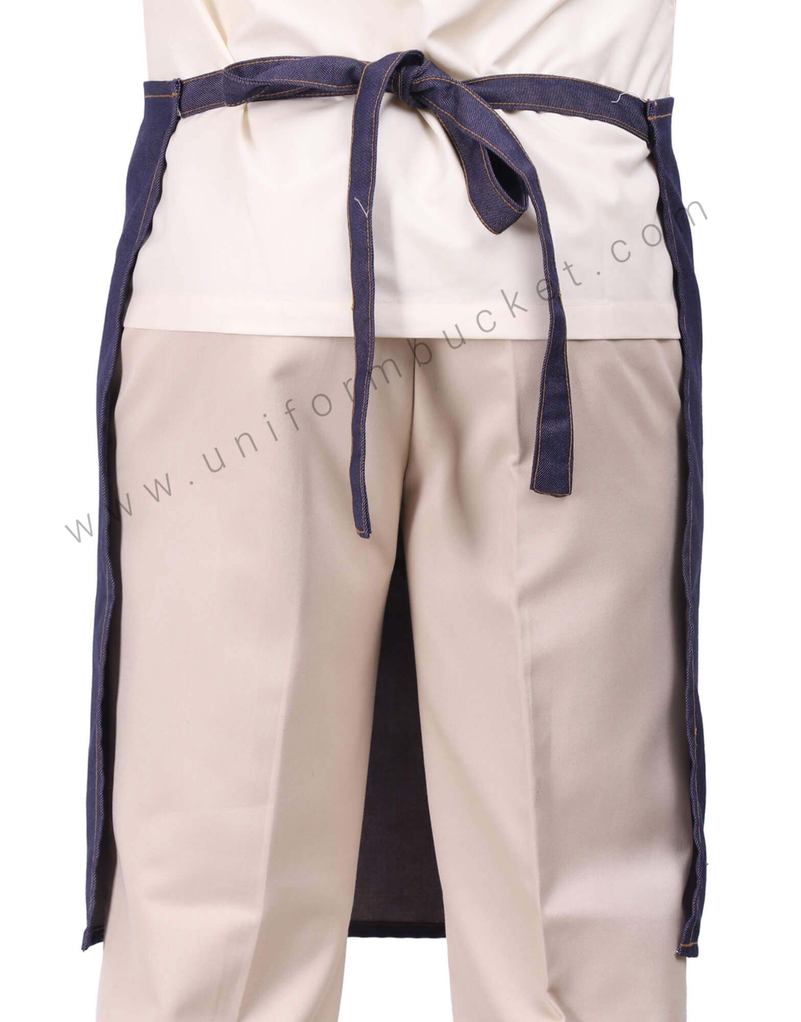 Dark Blue Denim Waist Apron thumbnail 2