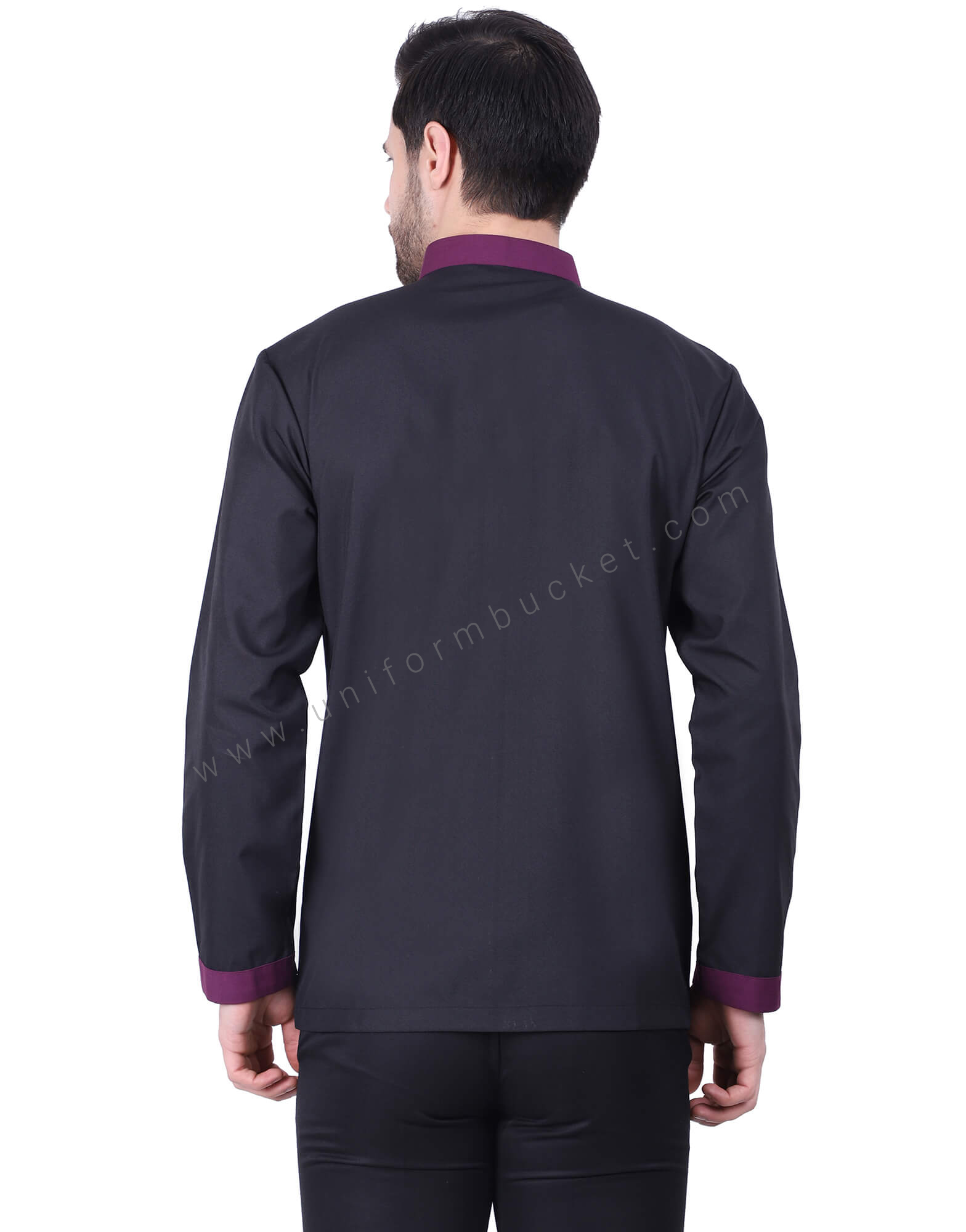 Designer Black and Magenta Shirt thumbnail 3