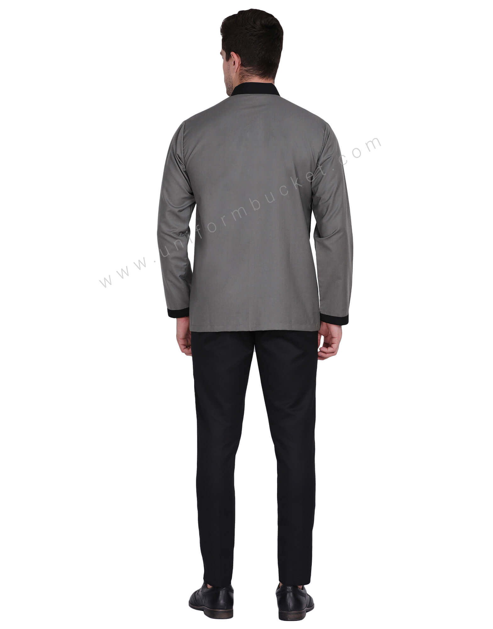 Designer Black  And  Xanadu Grey Colour Shirt thumbnail 4