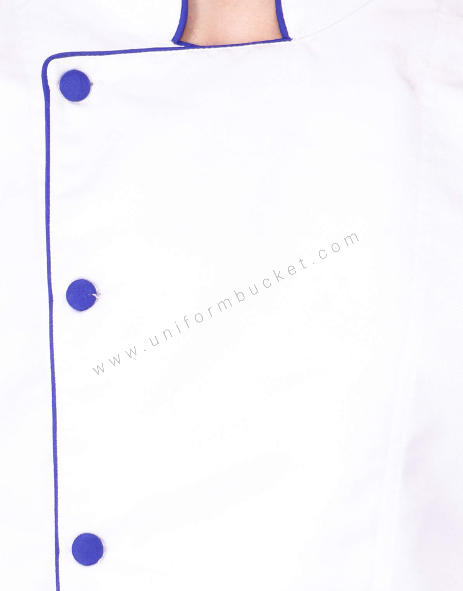 Light Weight White Chef Coat thumbnail 3