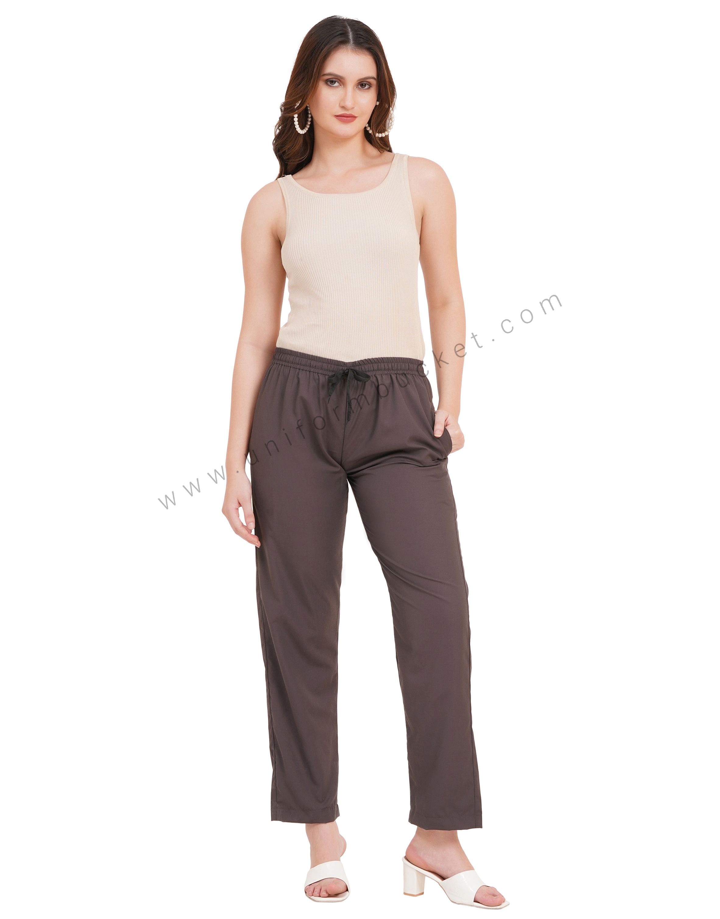 Full Elastic  Pajama Vampire grey for female thumbnail 5