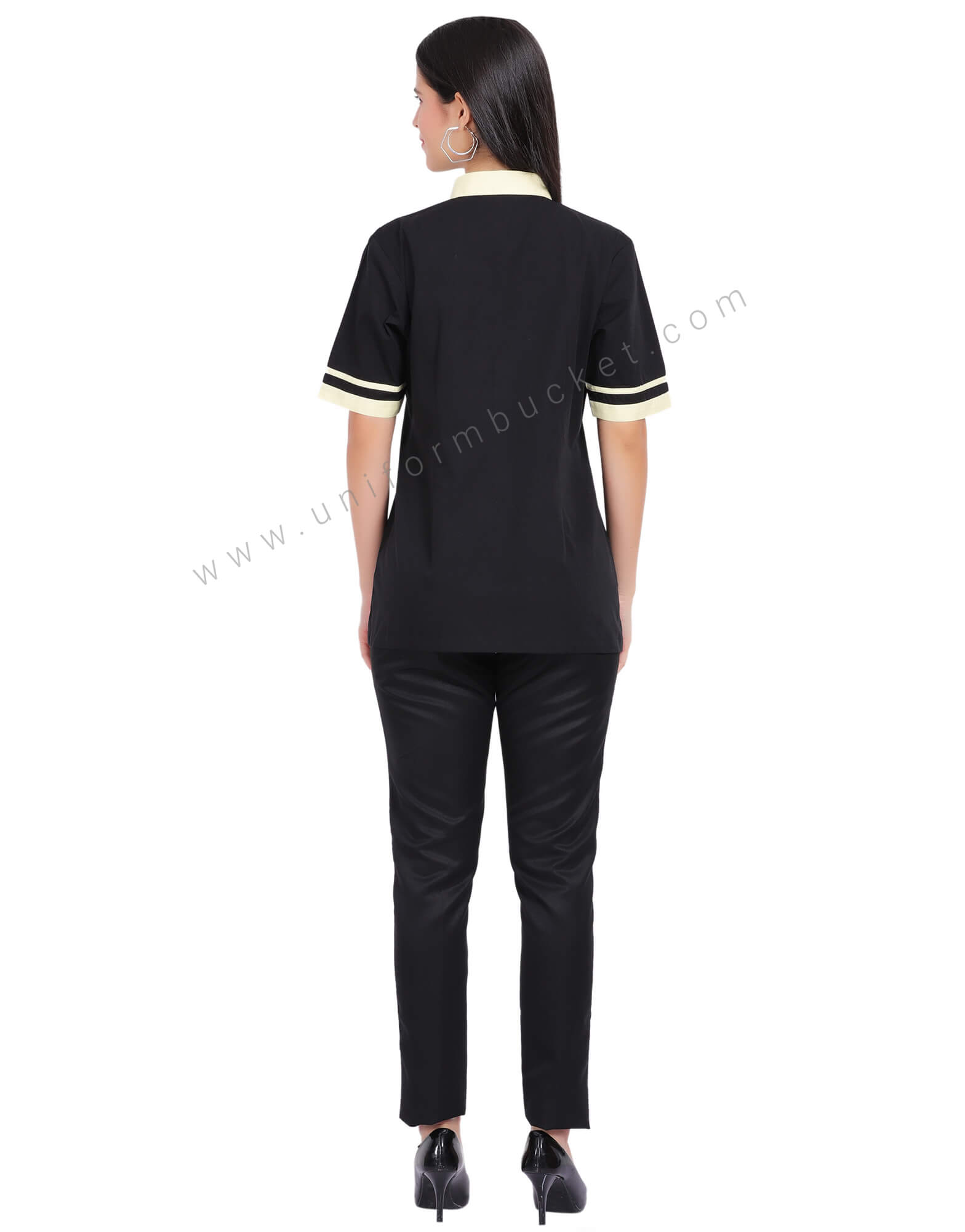 FEMALE SHIRT WITH PISTA TRIM view 5