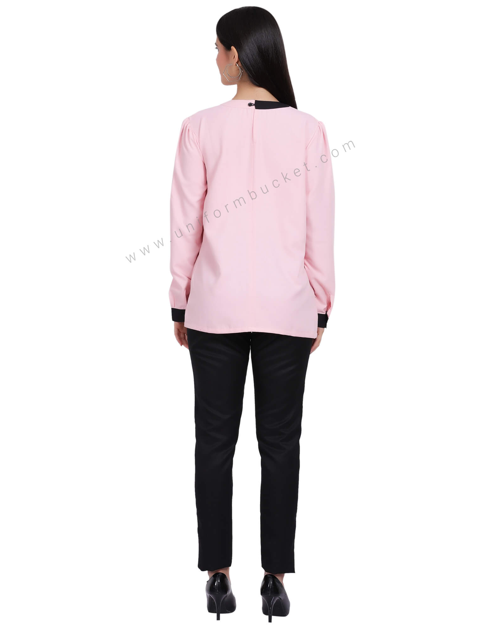 FEMALE SHIRT WITH BLACK TRIM thumbnail 4