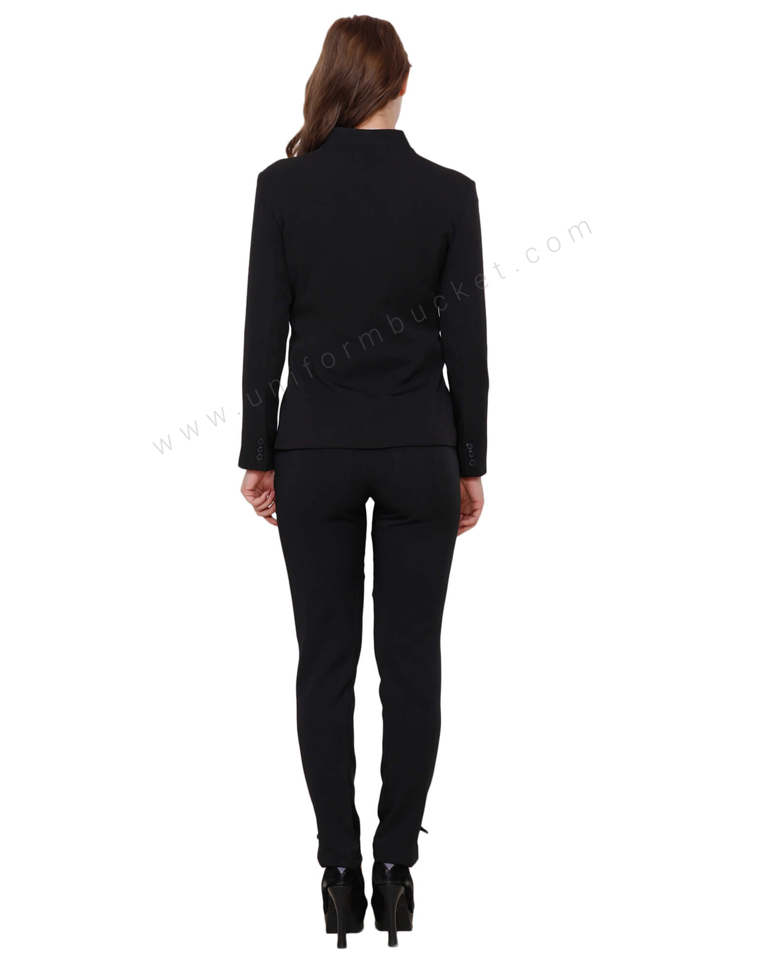 4 Button Blazer with Chinese Collar thumbnail 3