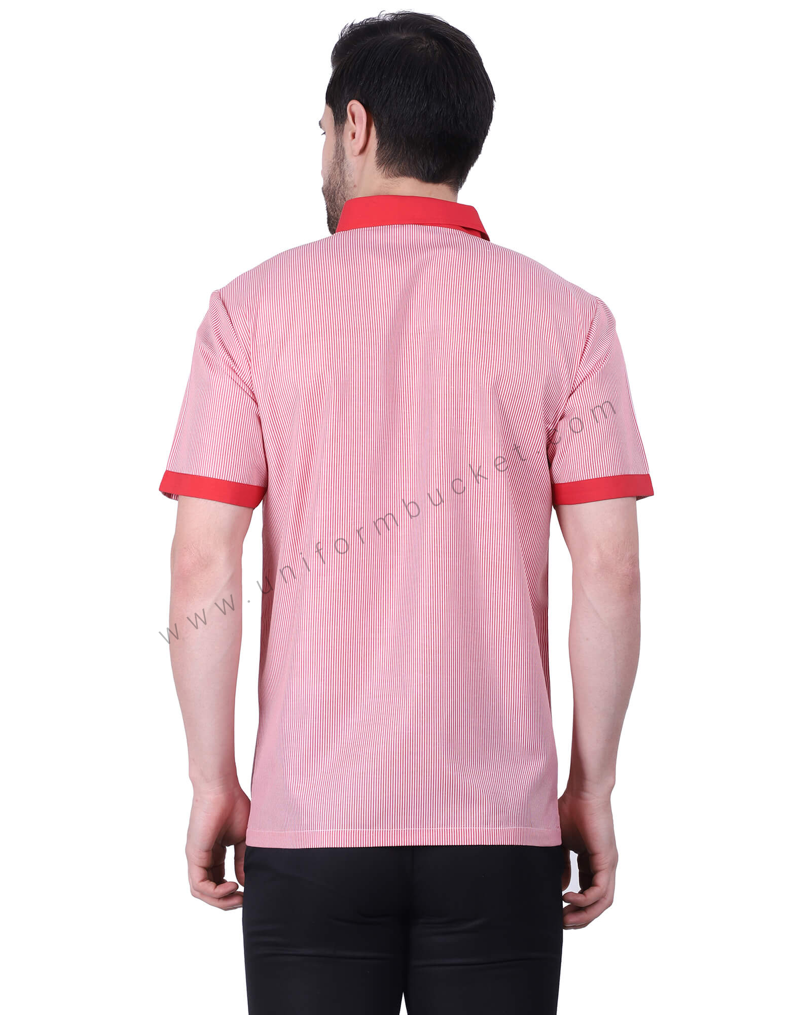 Formal Red Stripe Shirt thumbnail 2