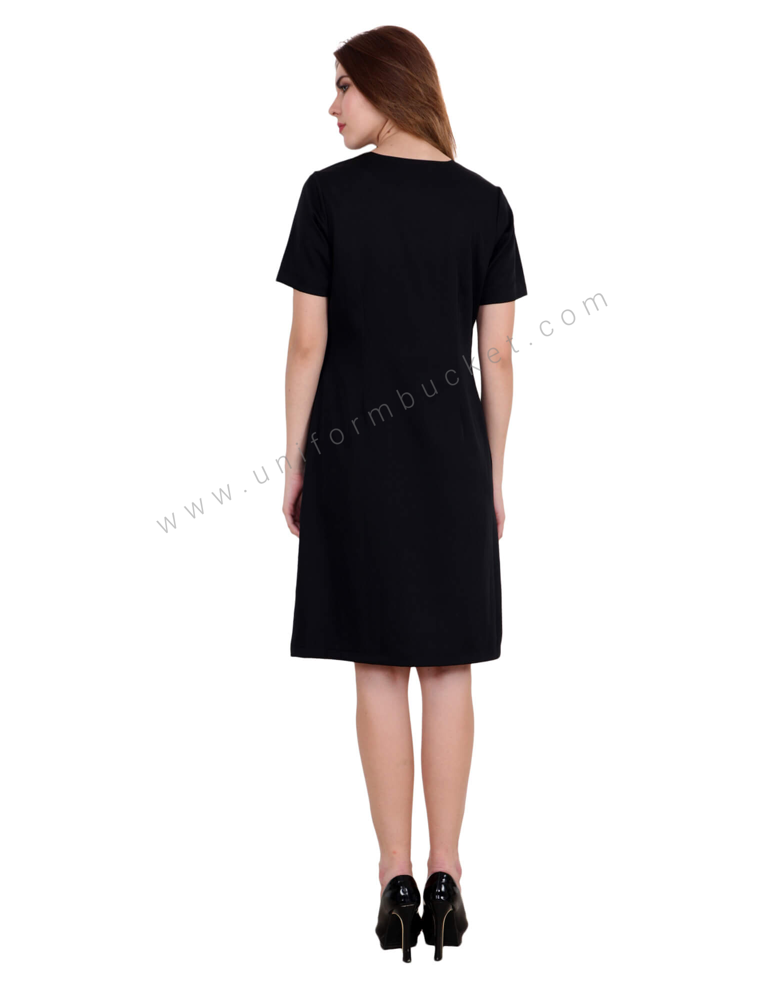 Sweetheart Neck Dress With Slash Zip  Pockets thumbnail 3