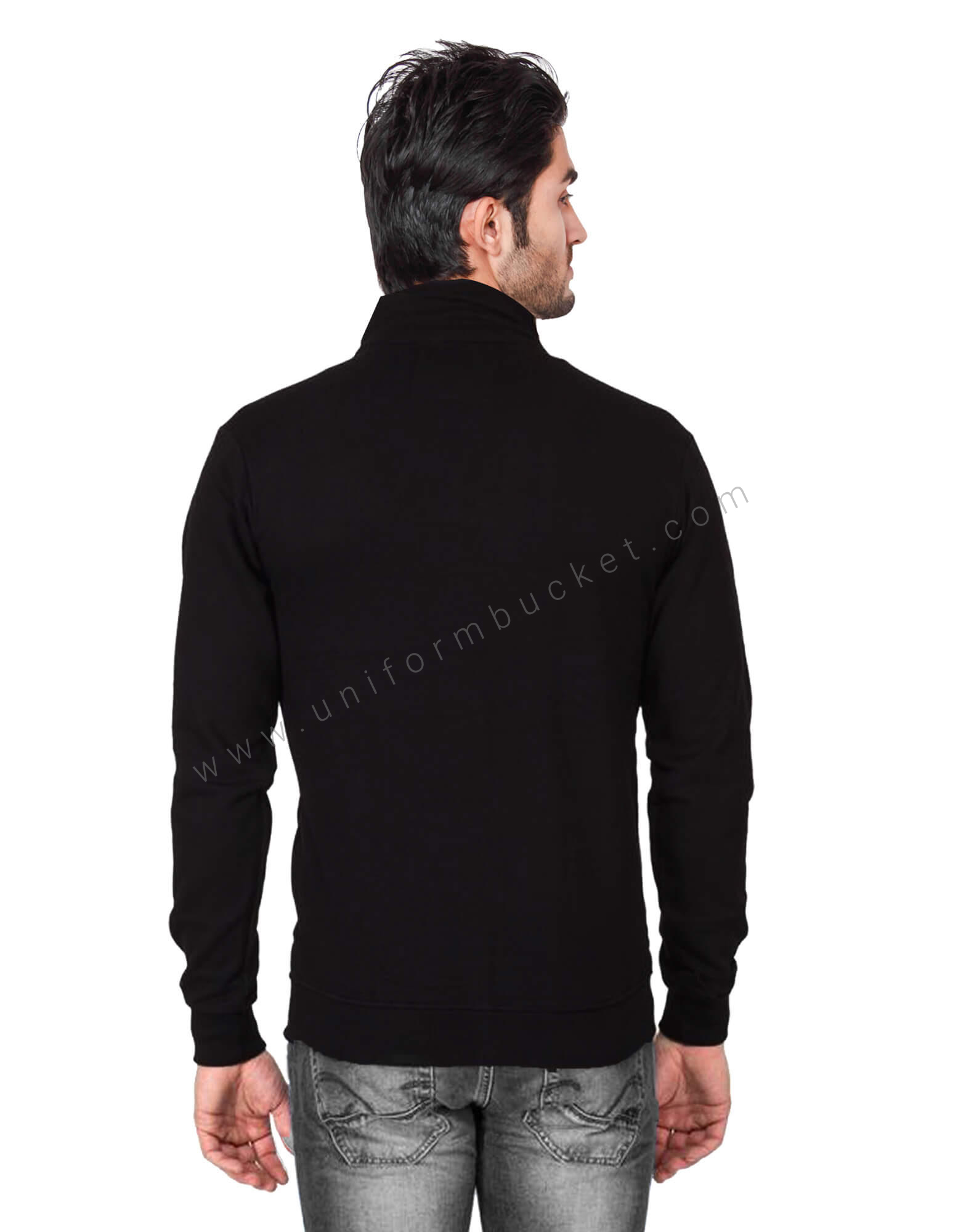 Plain Black Jacket view 1