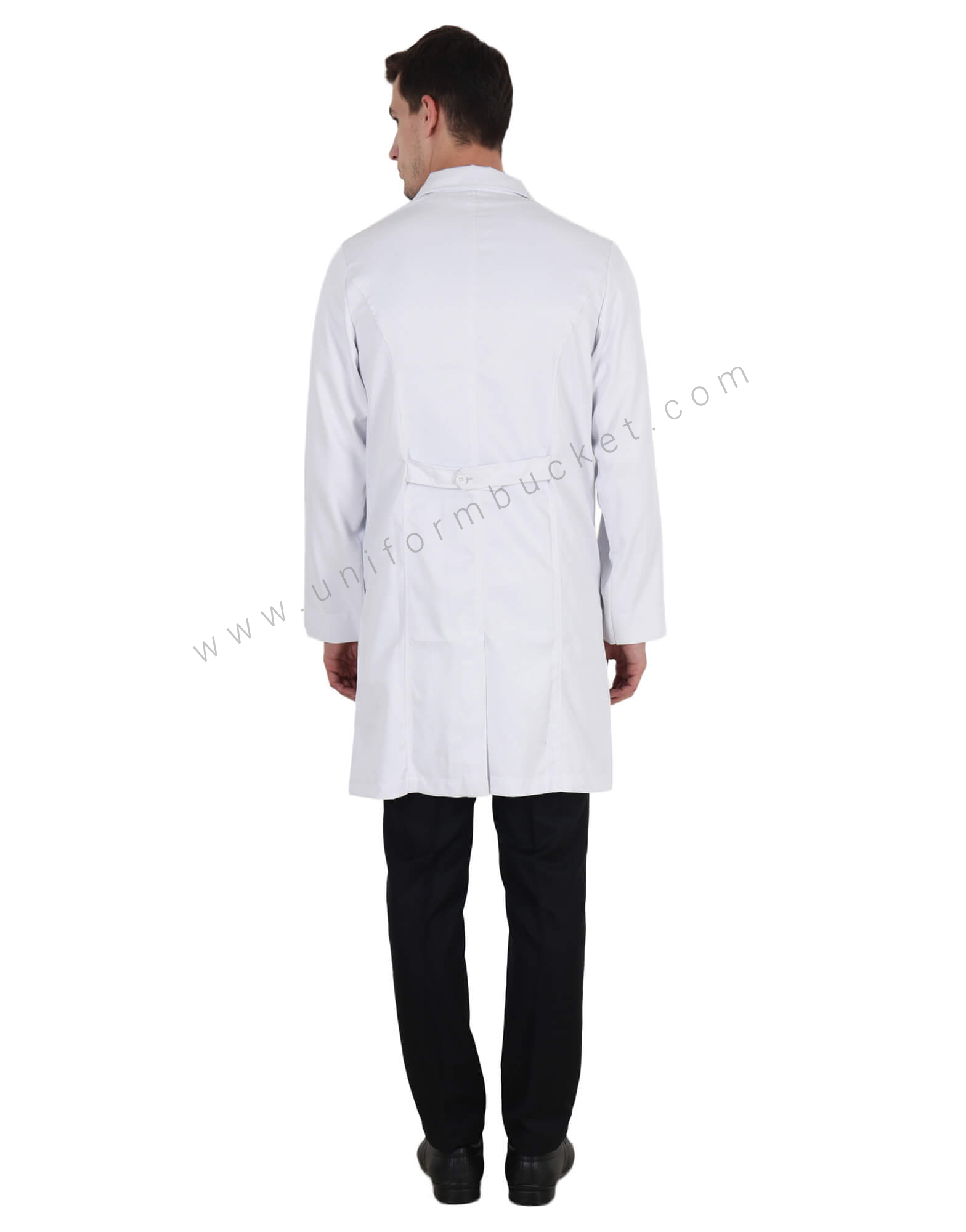 Full Sleeve Back Adjuster Lab Coat For Male thumbnail 4
