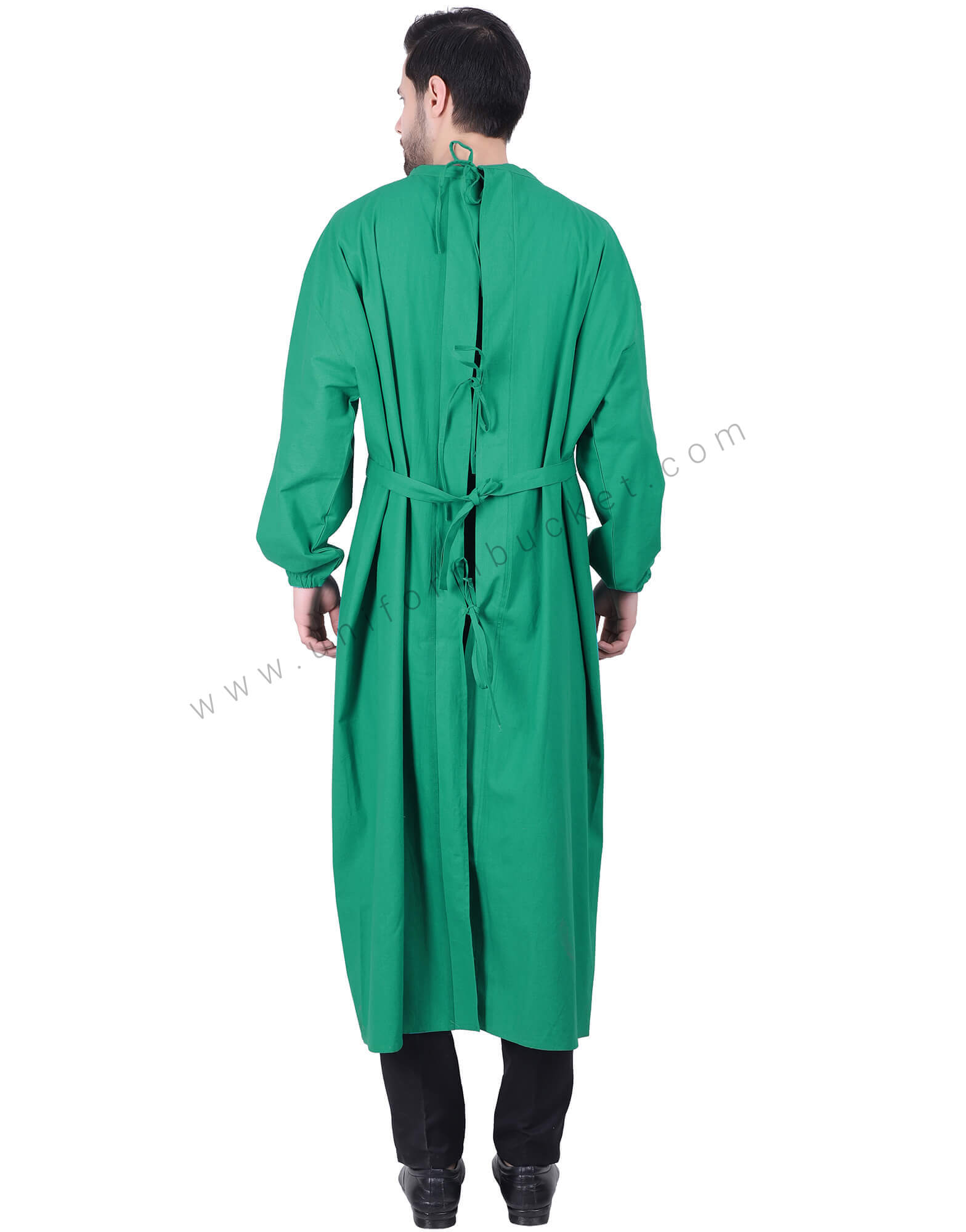 Green Surgical OT Uniform With Black Patch thumbnail 4
