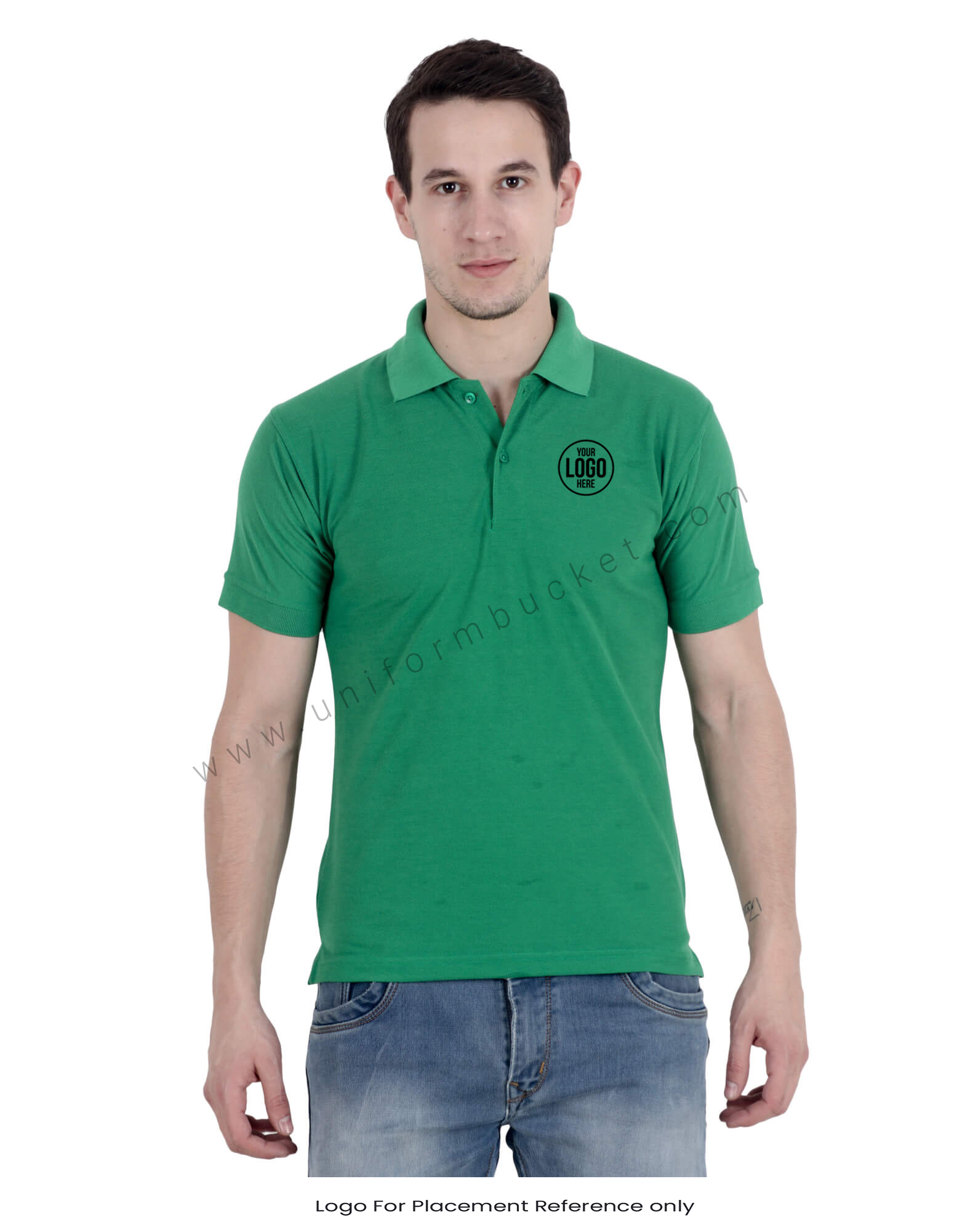 Green Uniform Polo T- Shirt thumbnail 5