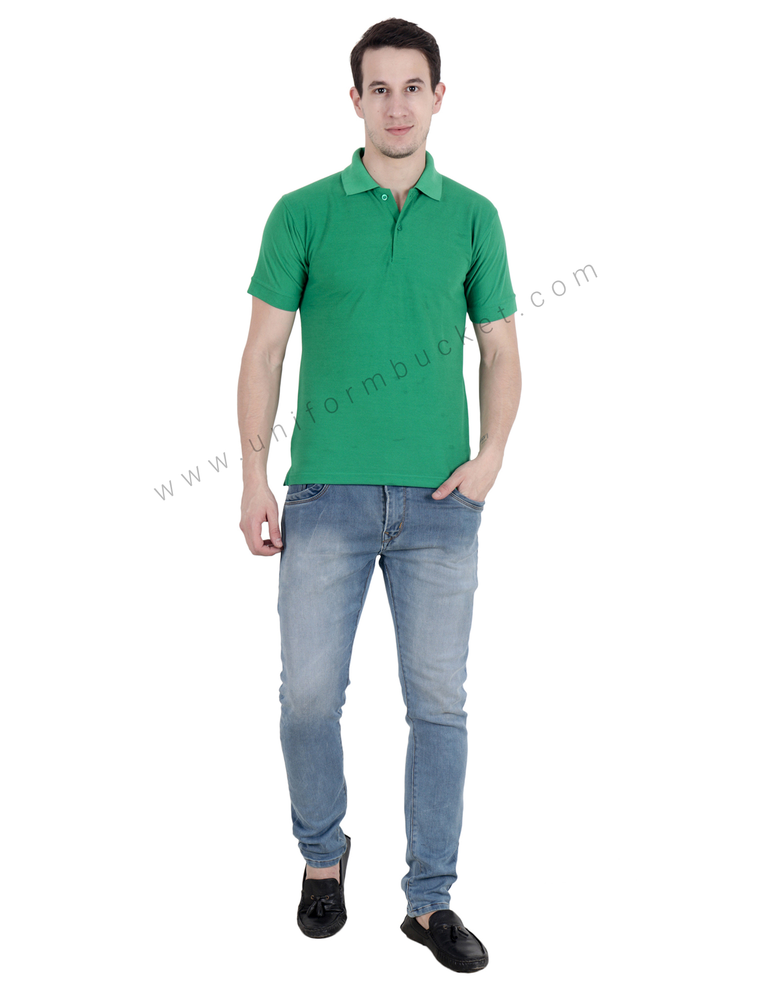 Green Uniform Polo T- Shirt thumbnail 4