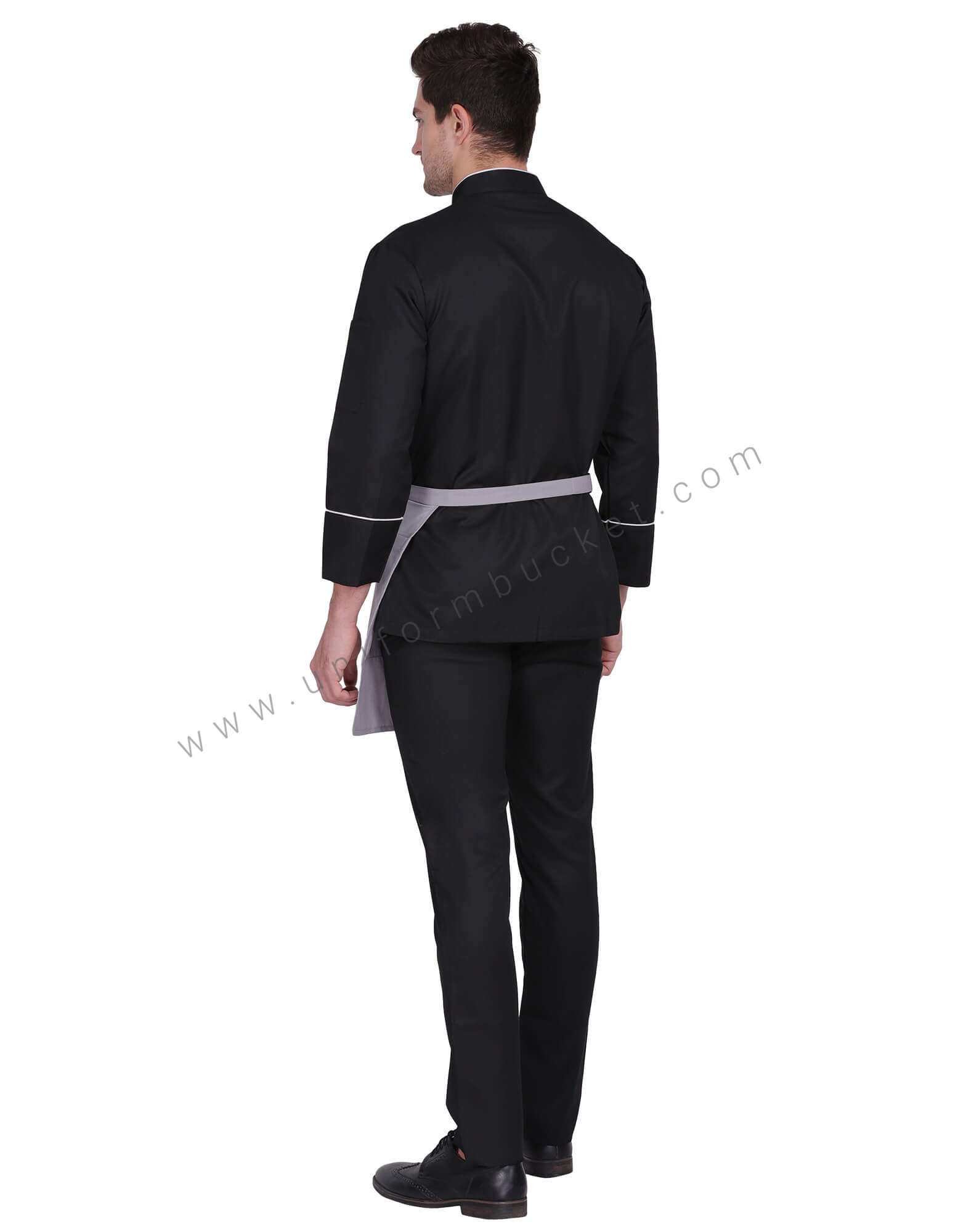 Grey I Pad Mini Pocket Side Hip Apron For Waiters thumbnail 3