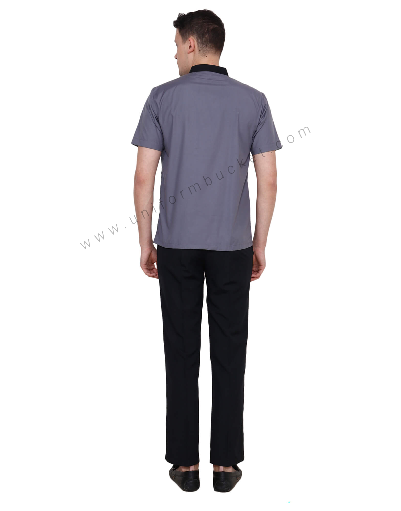 Thai Neck Grey Tunic thumbnail 3