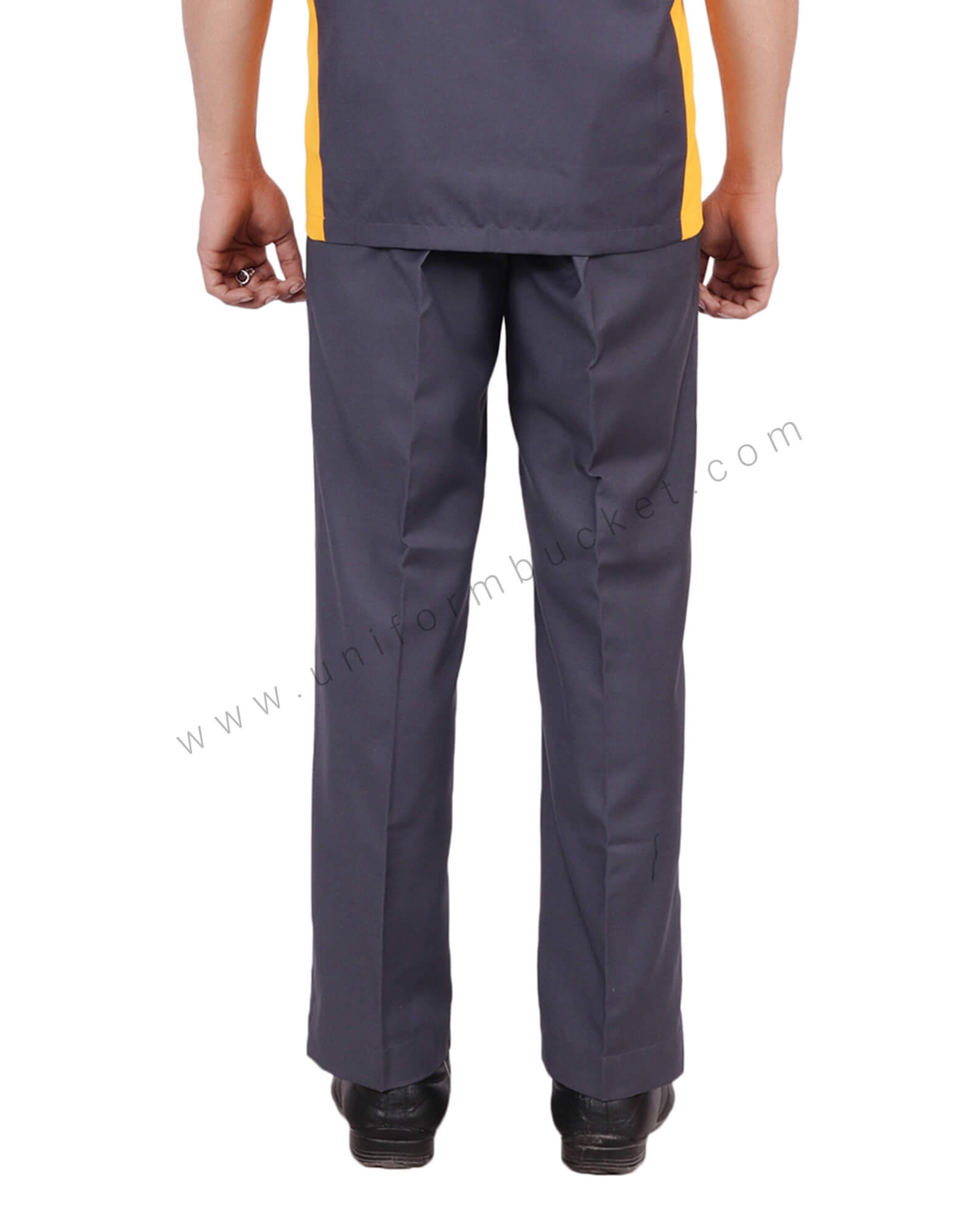 Grey Workwear Trousers For Men thumbnail 3