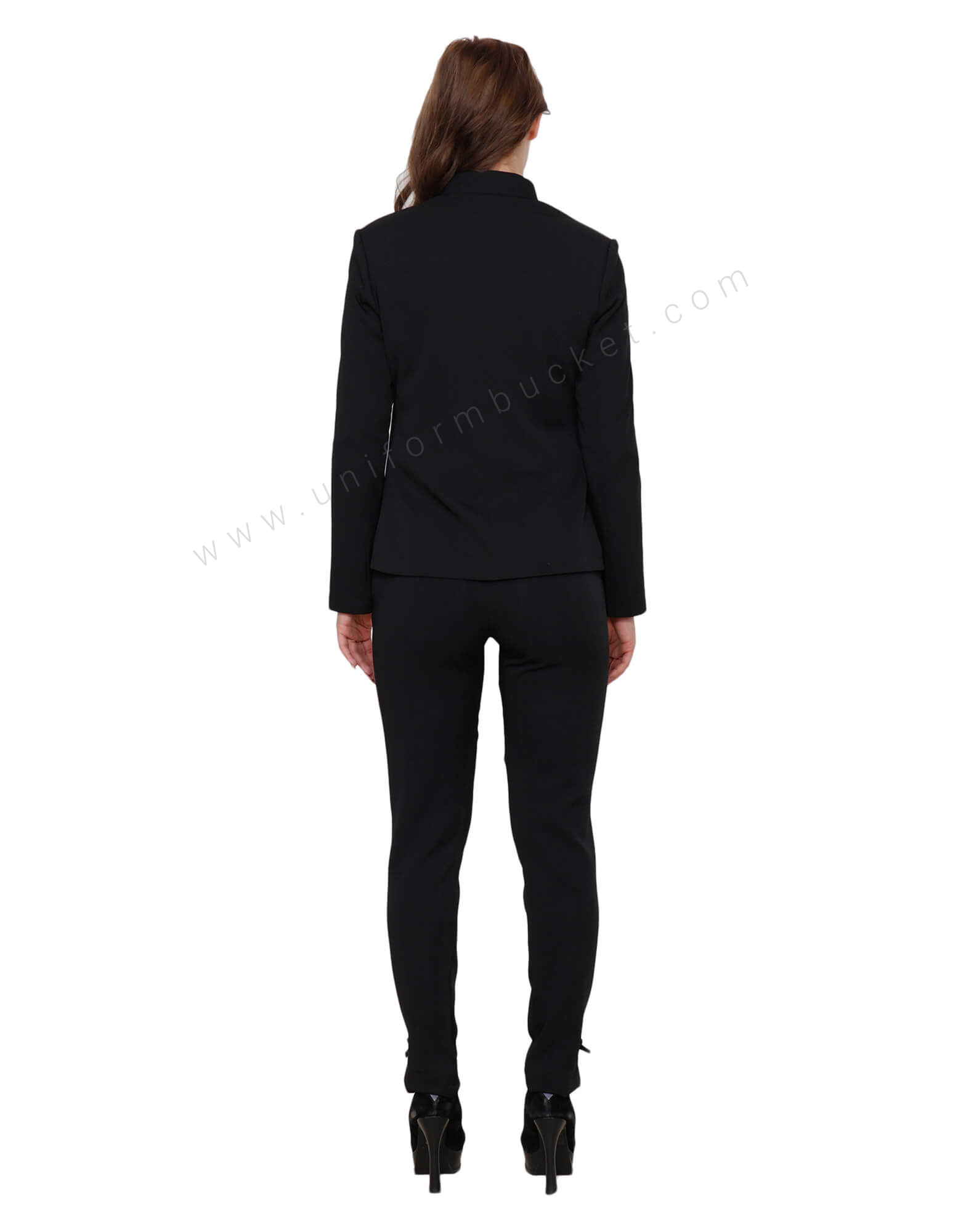 Band Collar Jacket Style Blazer thumbnail 3