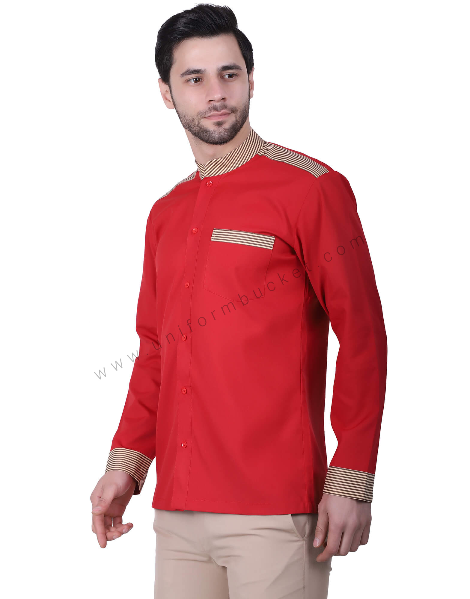 Khaki Formal Trousers For Men thumbnail 2